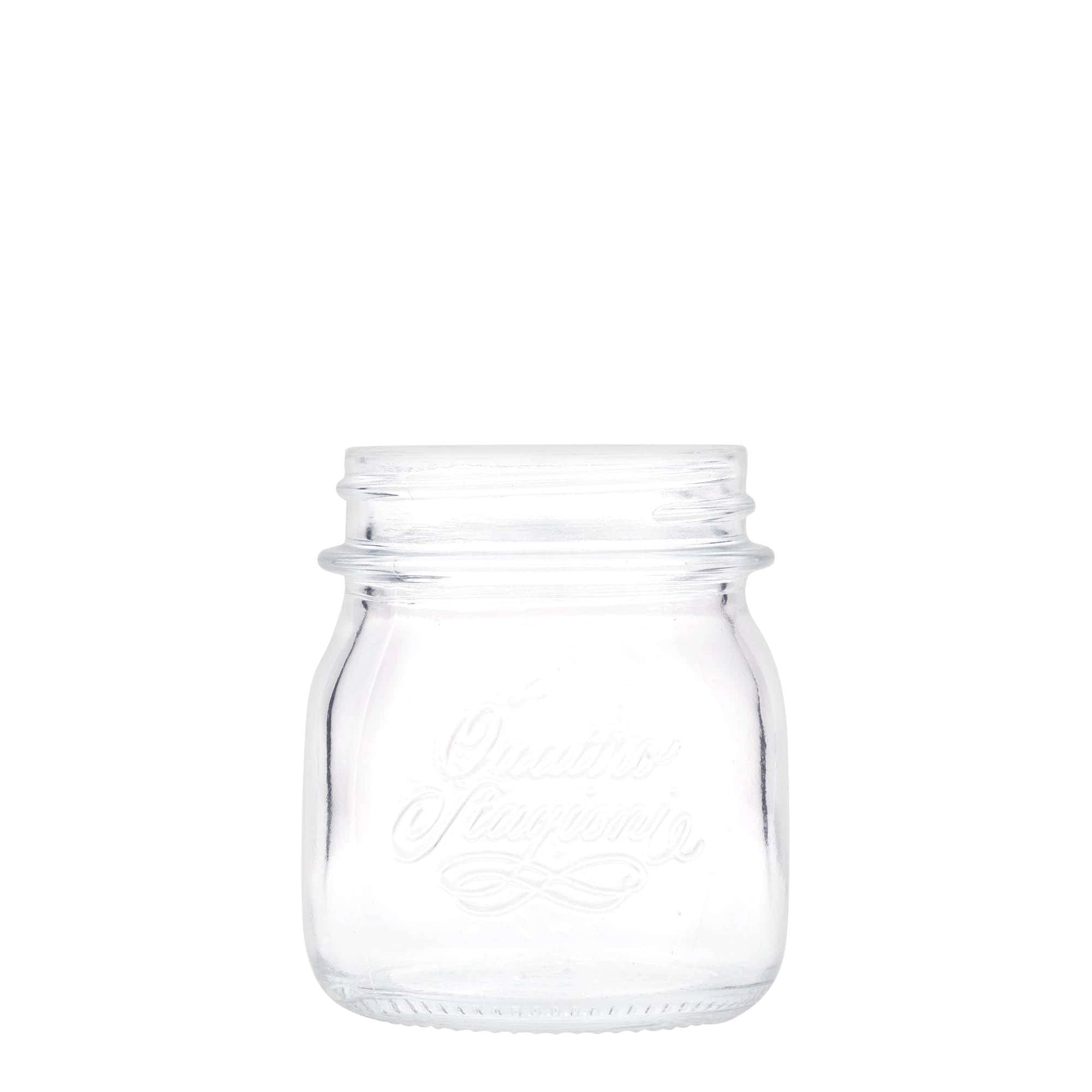 Frasco de vidro de 250 ml 'Quattro Stagioni', boca: tampa de rosca Frasco de vidro de 250 ml 'Quattro Stagioni', boca: tampa de rosca