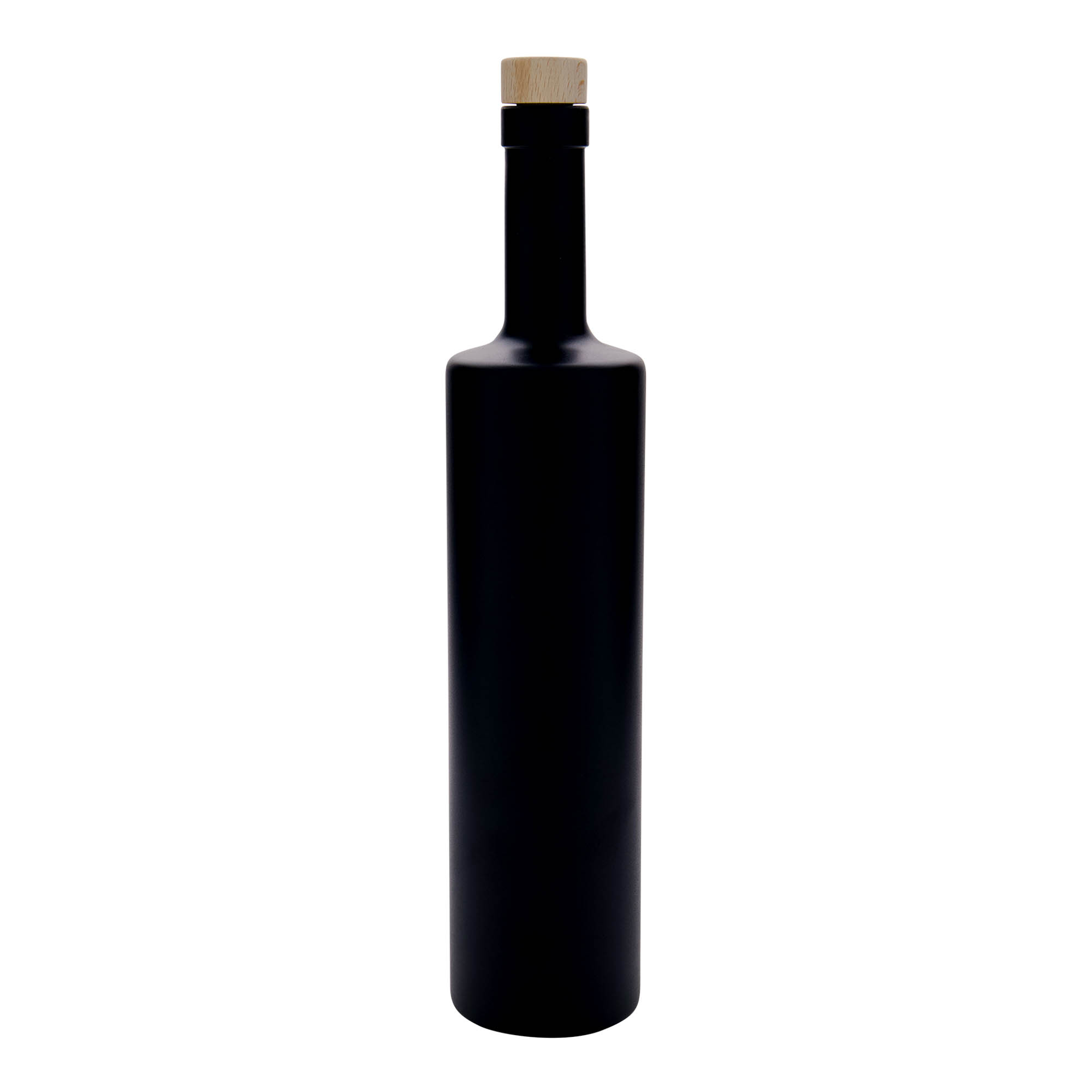 Garrafa de vidro de 700 ml 'Centurio', preta, bocal: cortiça Garrafa de vidro de 700 ml 'Centurio', preta, bocal: cortiça