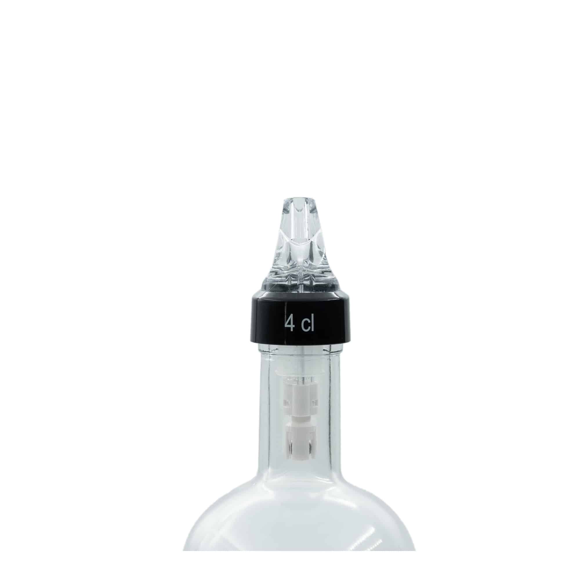 Vertedor doseador 'Auto Pour' 4cl, plástico PE, transparente