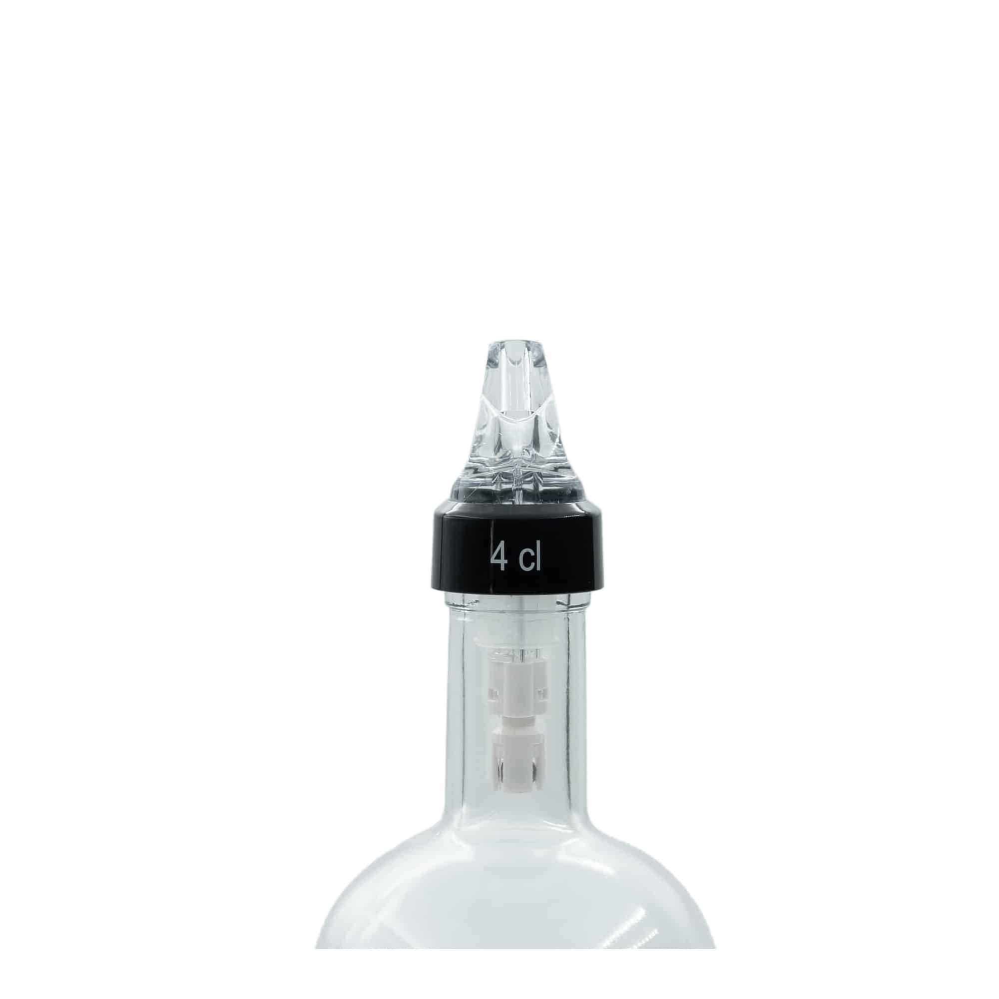 Dosificador 'Auto Pour' 4 cl, plástico PE, transparente