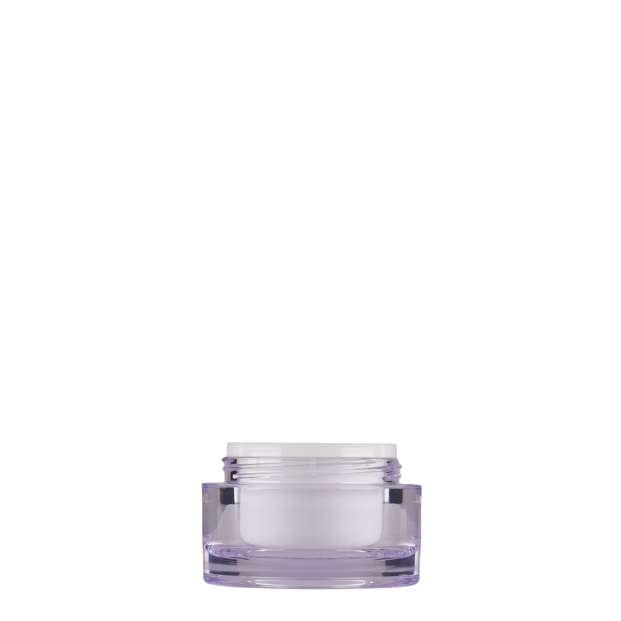 10 ml frasco, plástico SAN, branco, boca: tampa de rosca 10 ml frasco, plástico SAN, branco, boca: tampa de rosca