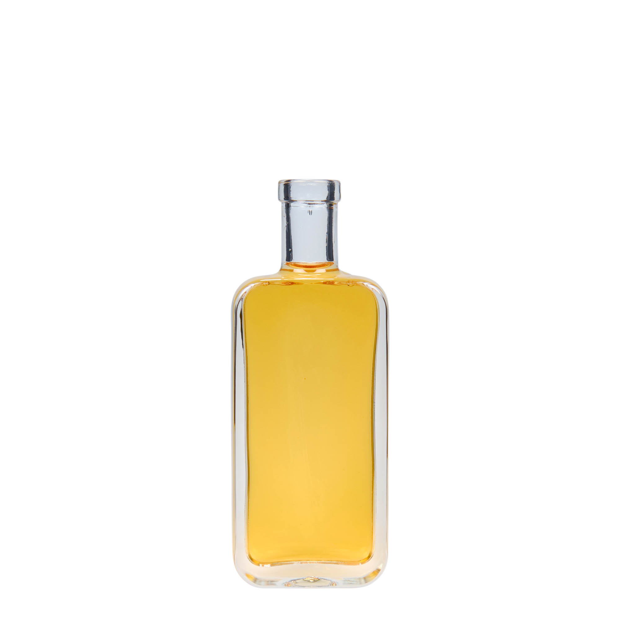 Frasco de vidro de 100 ml 'Nice', retangular, boca: cortiça