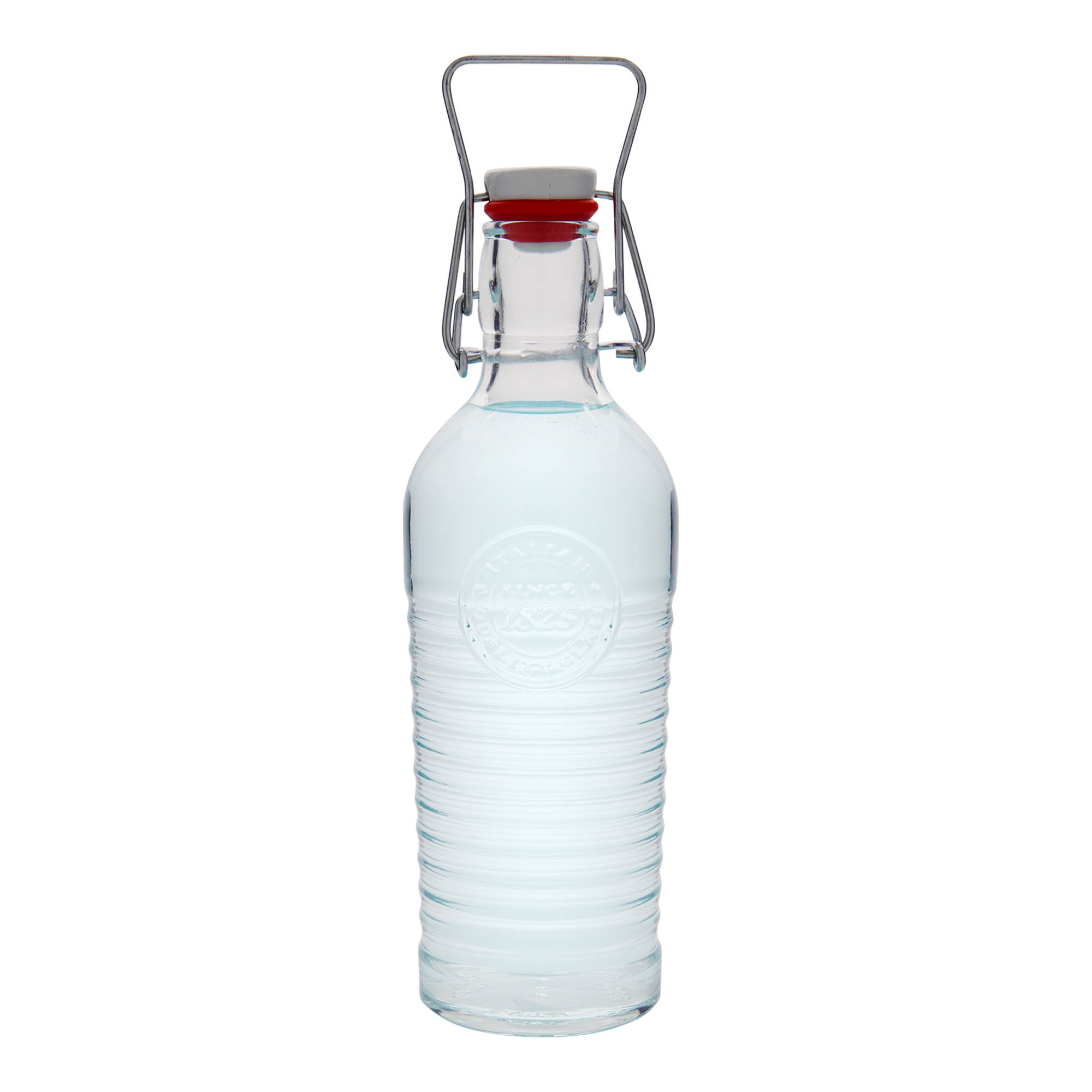 Garrafa de vidro de 750 ml 'Officina 1825', boca: fecho de alavanca Garrafa de vidro de 750 ml 'Officina 1825', boca: fecho de alavanca