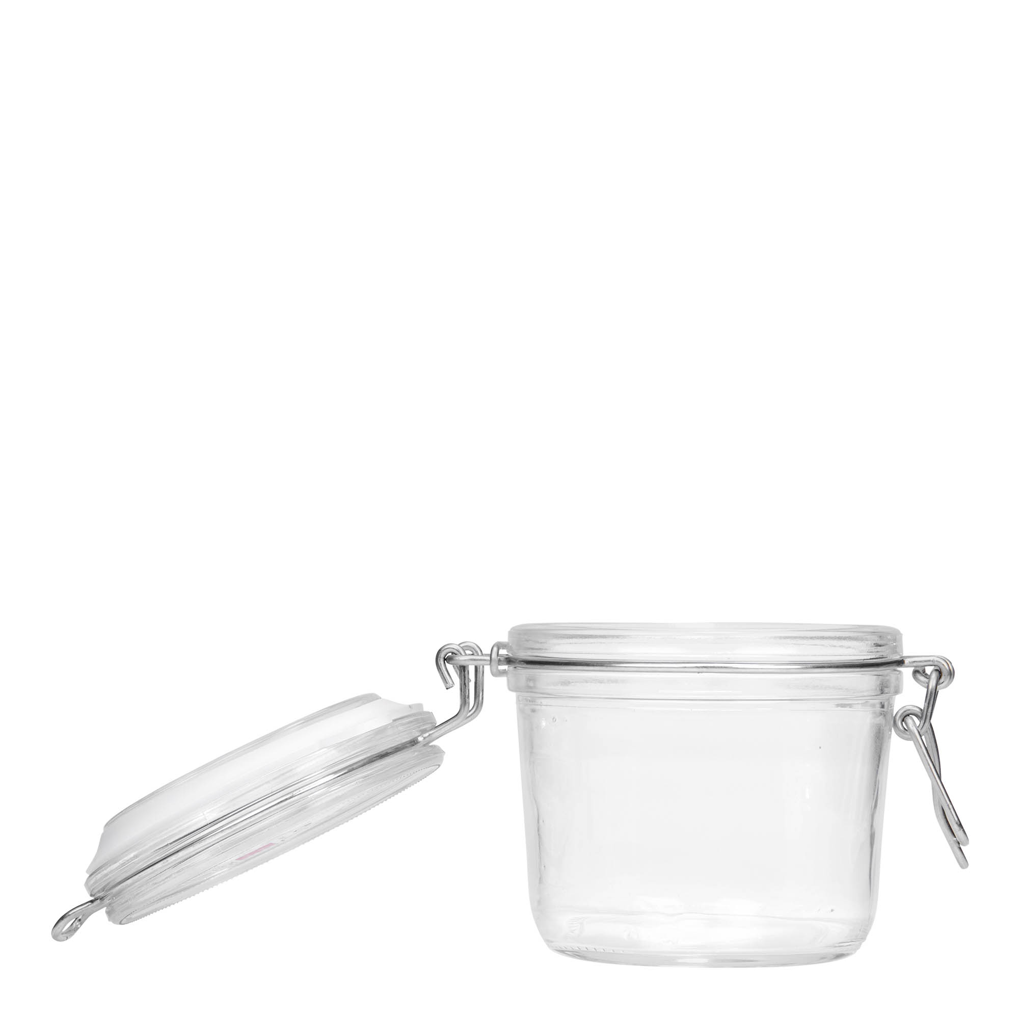 Frasco de vidro com tampa de arame 'Fido' 350 ml, Boca: Tampa com fecho de arame