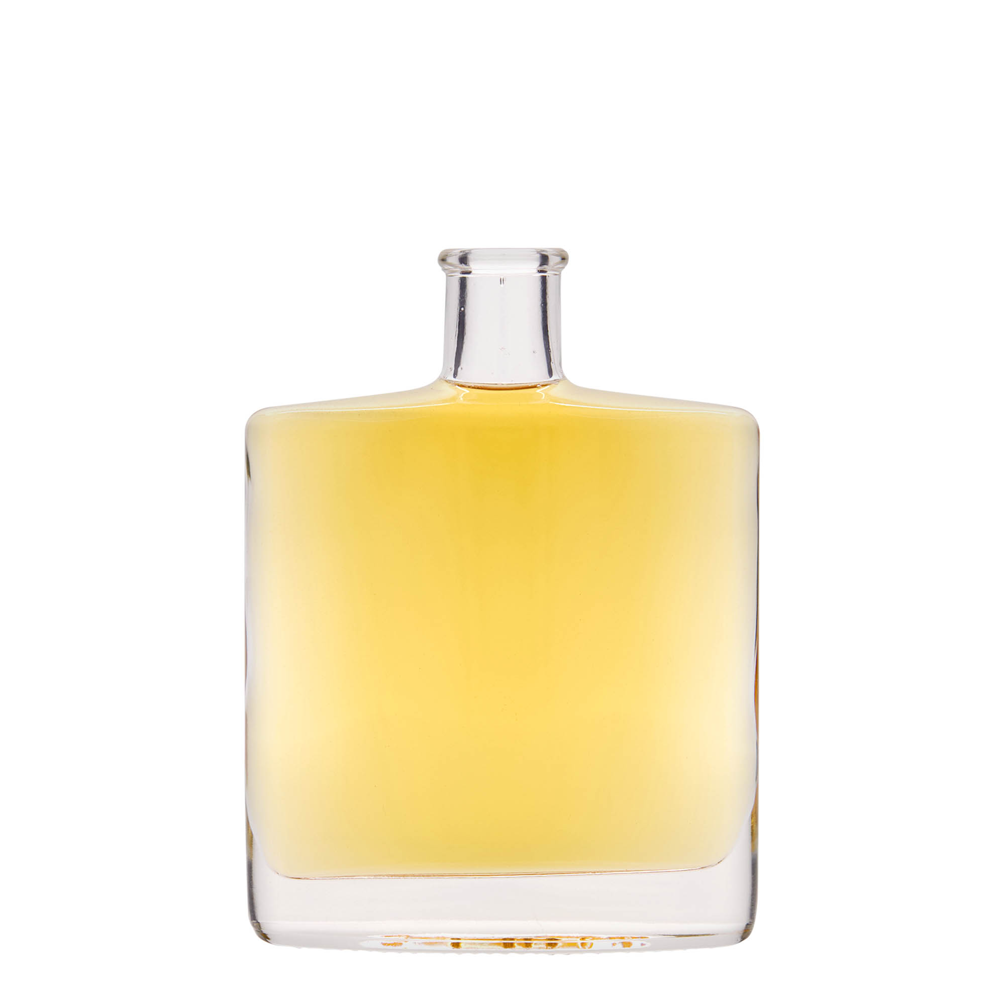 Garrafa de vidro de 350 ml 'Zorbas', oval, bocal: cortiça Garrafa de vidro de 350 ml 'Zorbas', oval, bocal: cortiça