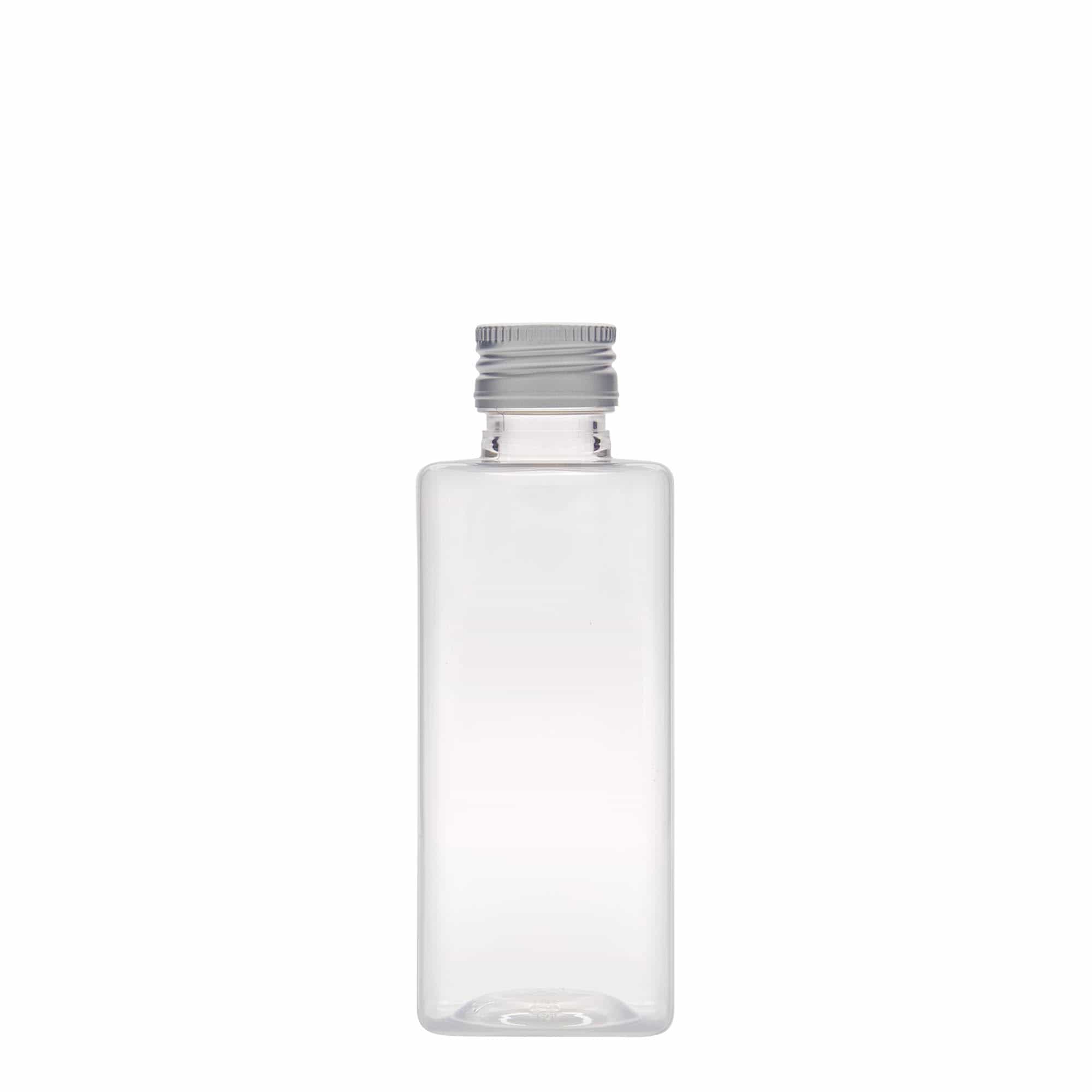 250 ml Garrafa PET 'Karl',quadrada, plástico, boca: PP 28
