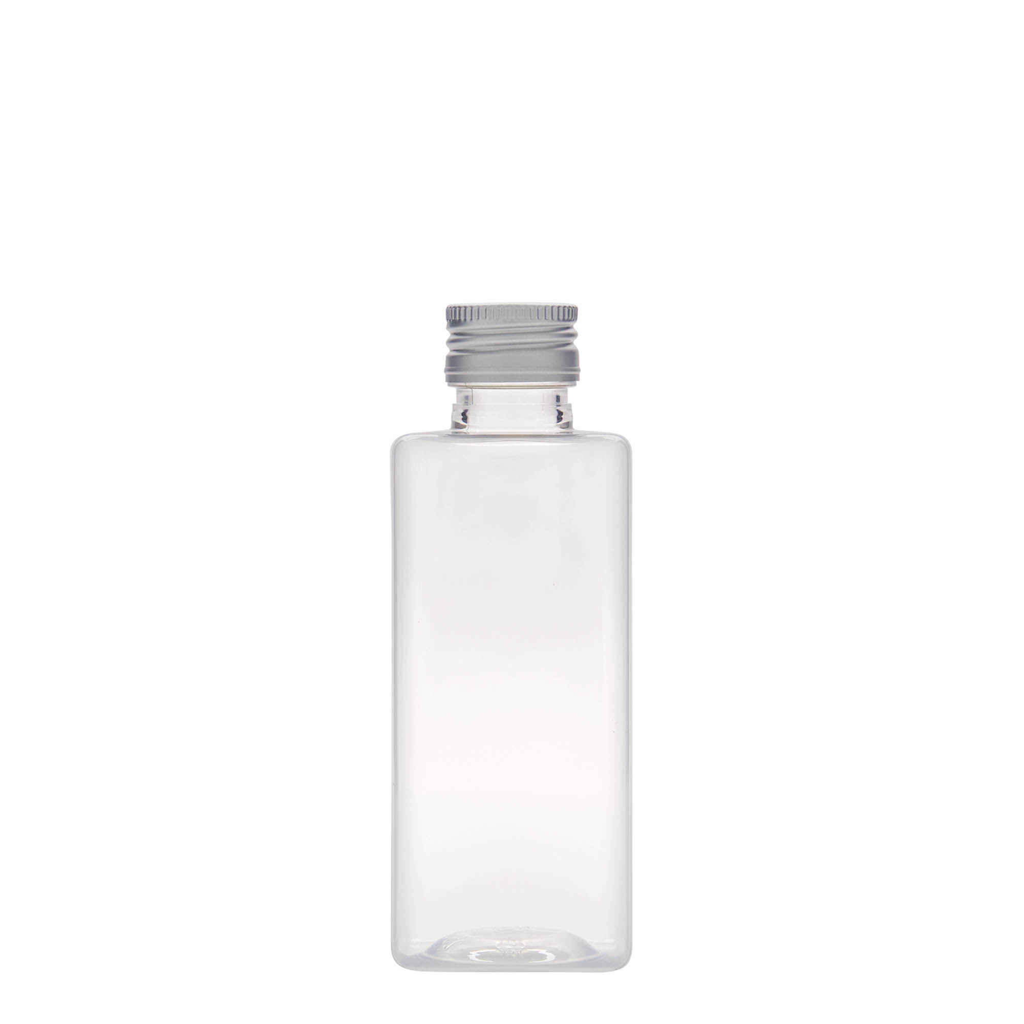 Garrafa PET de 250 ml 'Karl', quadrada, plástico, boca: PP 28 Garrafa PET de 250 ml 'Karl', quadrada, plástico, boca: PP 28