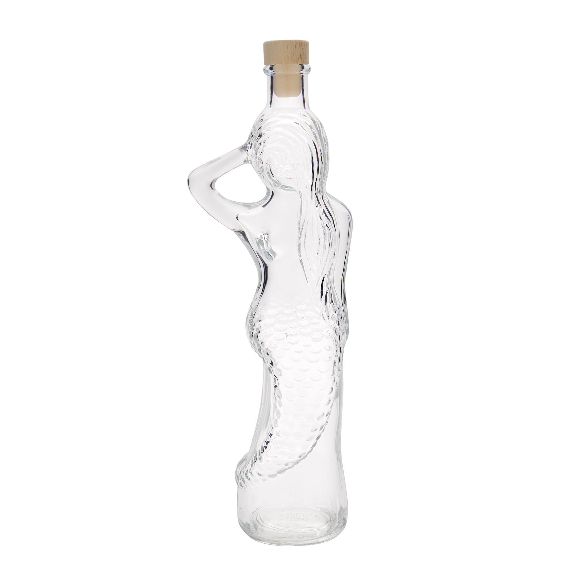 Garrafa de vidro de 500 ml 'Sereia', Boca: Cortiça