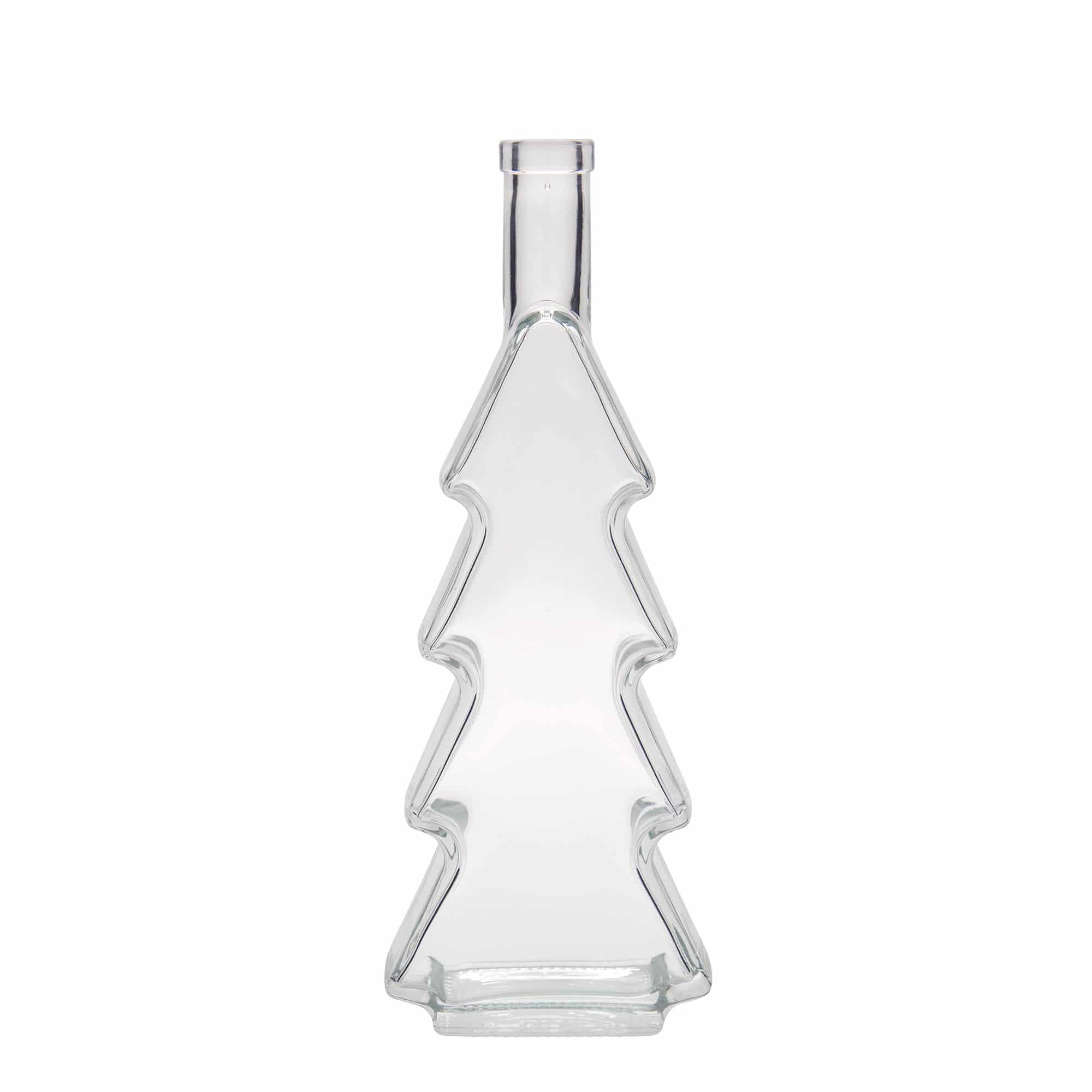 Garrafa de vidro de 500 ml 'Árvore de Natal', boca: cortiça
