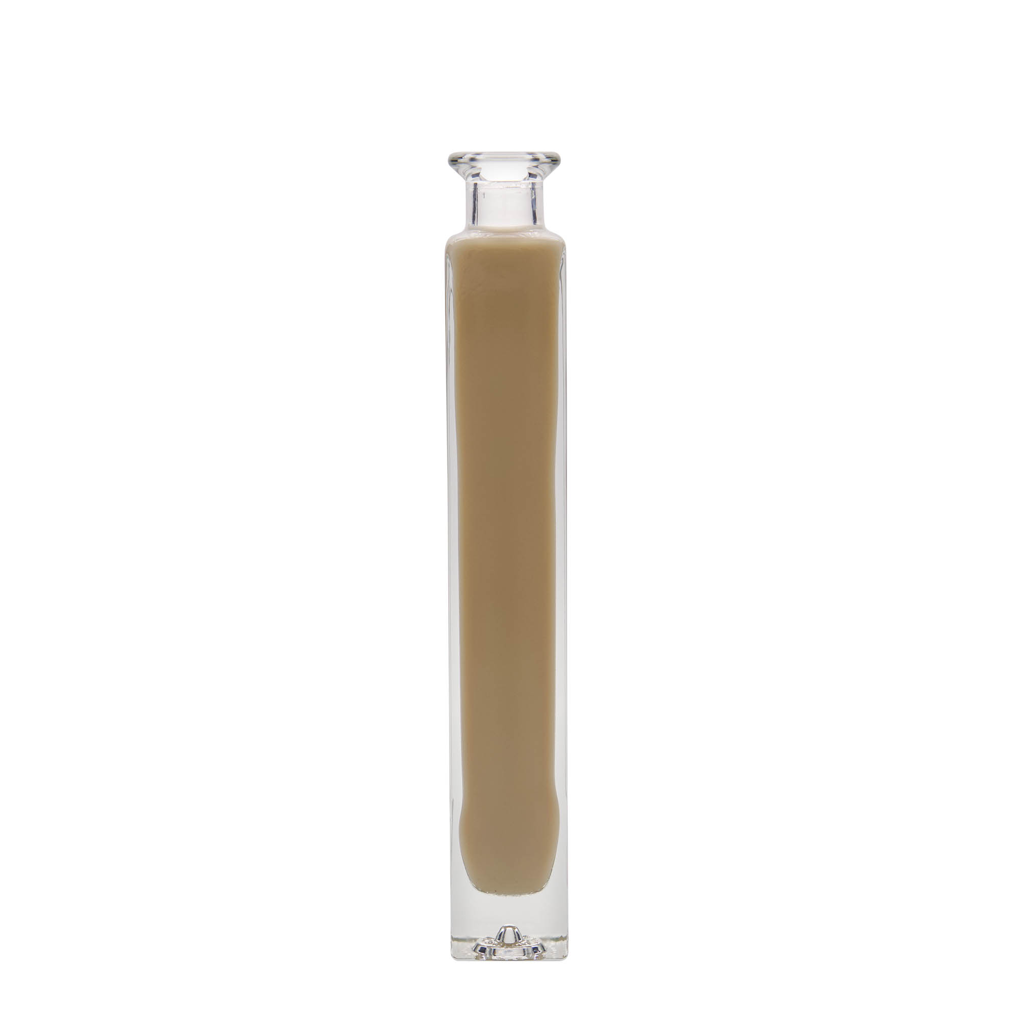 Frasco de vidro de 200 ml 'Tommy', quadrado, boca: cortiça Frasco de vidro de 200 ml 'Tommy', quadrado, boca: cortiça