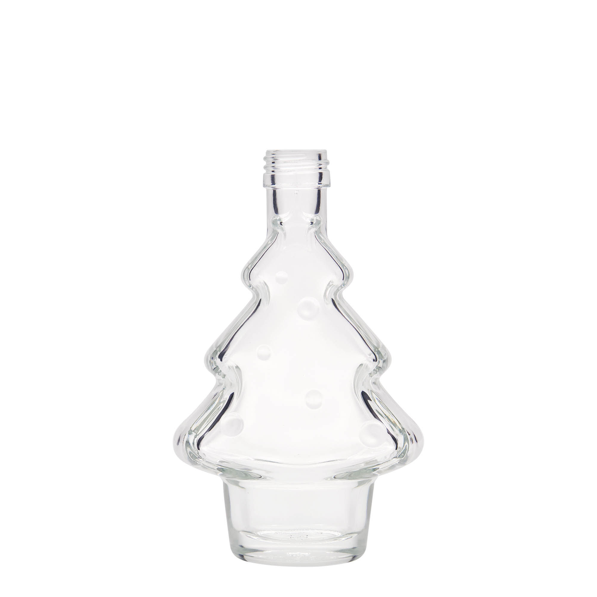 Frasco de vidro de 200 ml 'Árvore de Natal', boca: PP 28 Frasco de vidro de 200 ml 'Árvore de Natal', boca: PP 28