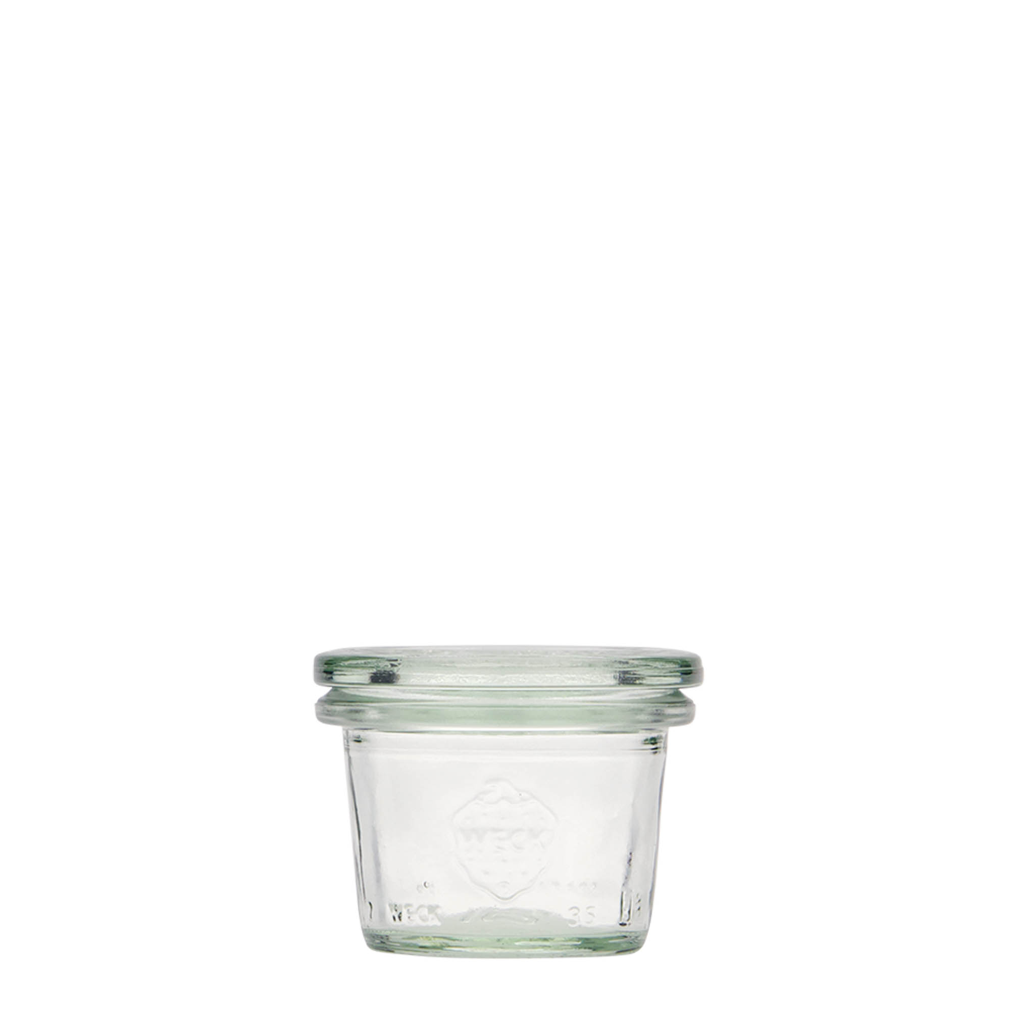 Frasco WECK de 35 ml, boca: borda redonda Frasco WECK de 35 ml, boca: borda redonda
