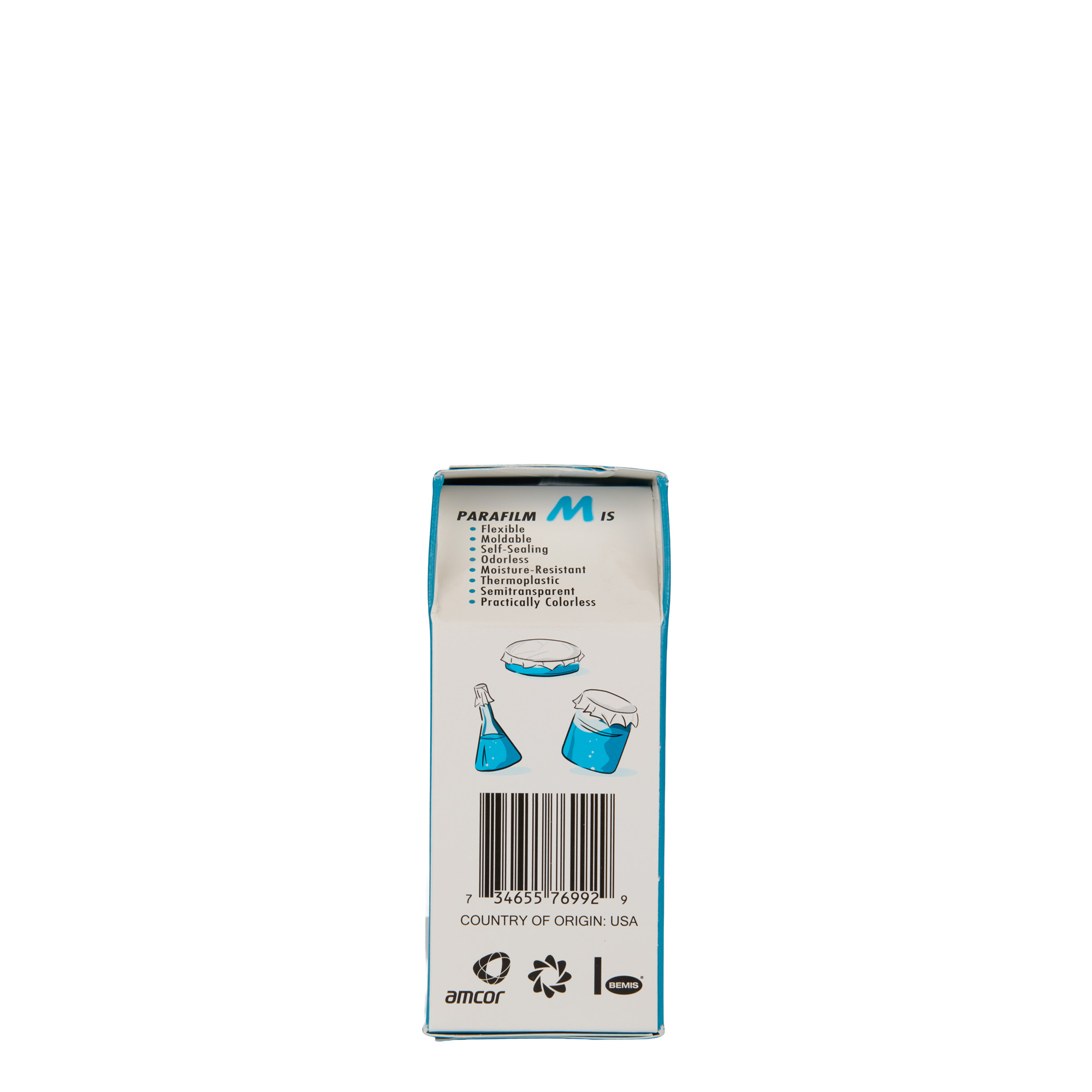 Rolo de Parafilm 75 m x 50 mm, Parafina Rolo de Parafilm 75 m x 50 mm, Parafina