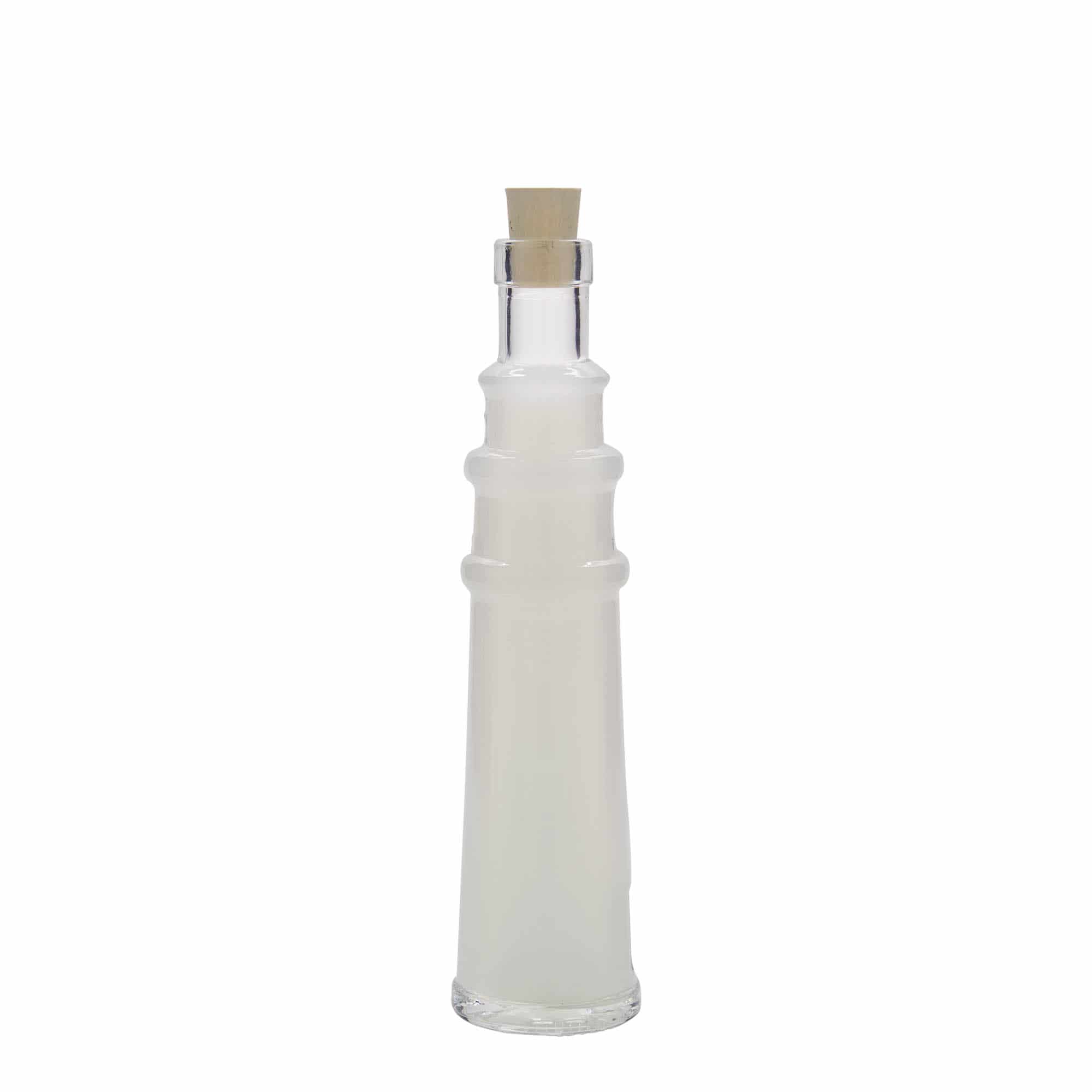 100 ml Garrafa de vidro 'Farol', boca: Cortiça