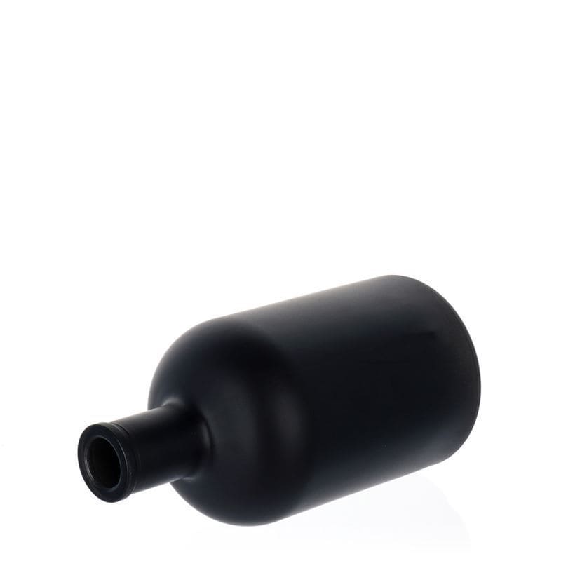 Garrafa de vidro de 700 ml 'Gerardino', preta, boca: cortiça Garrafa de vidro de 700 ml 'Gerardino', preta, boca: cortiça