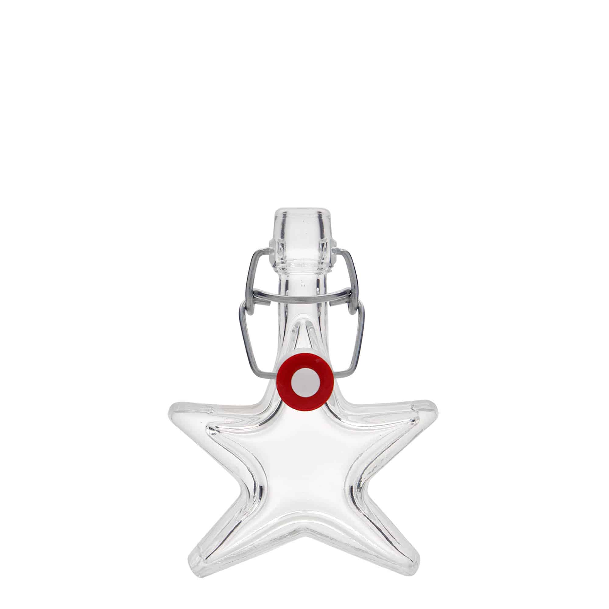 Frasco de vidro de 40 ml 'Estrela', boca: fecho de mola Frasco de vidro de 40 ml 'Estrela', boca: fecho de mola