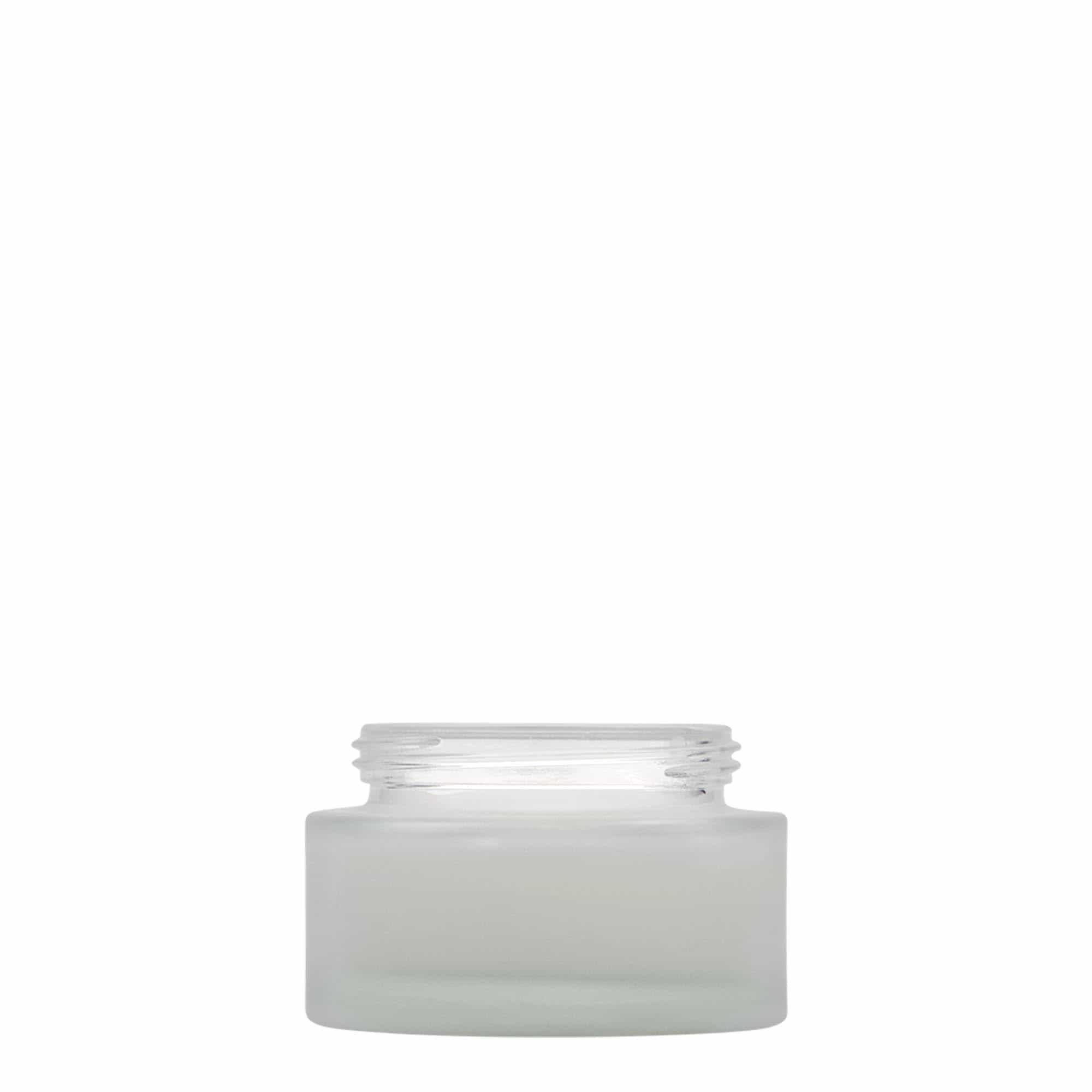 50 ml frasco 'Edição Platina', vidro, fosco, abertura: tampa de rosca