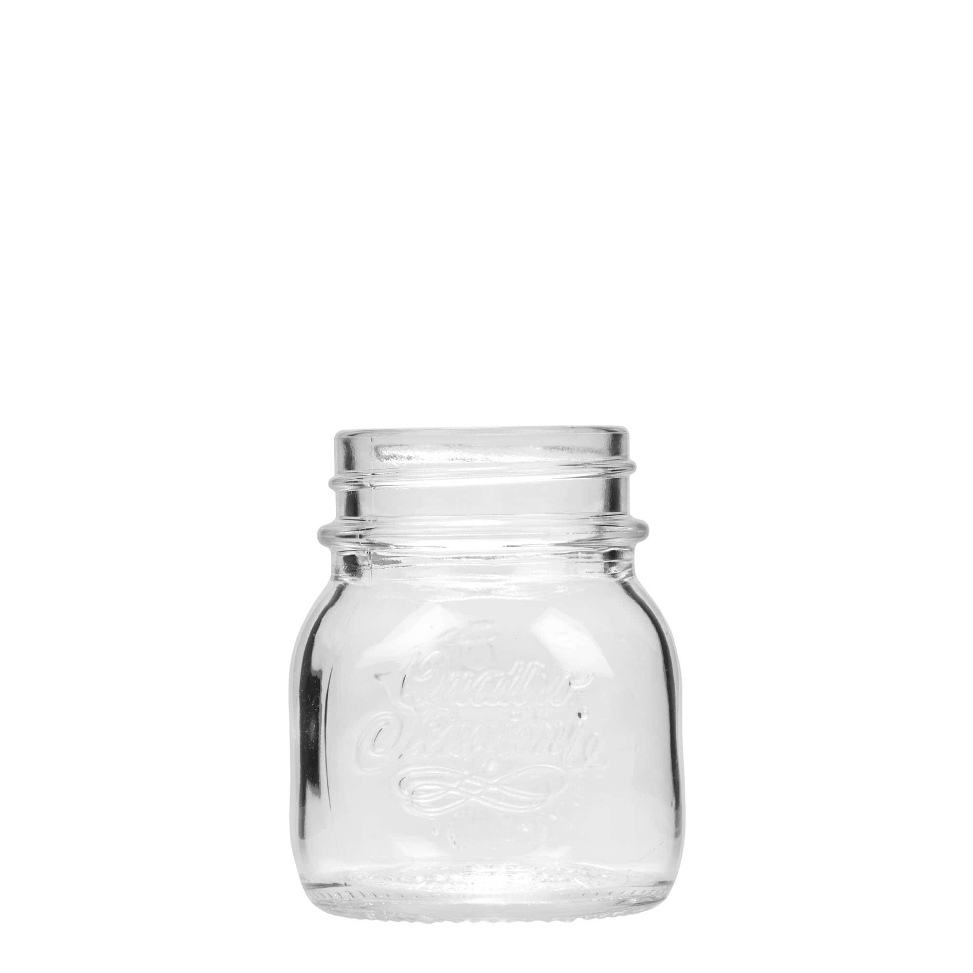 Frasco de vidro de 150 ml 'Quattro Stagioni', abertura: tampa de rosca