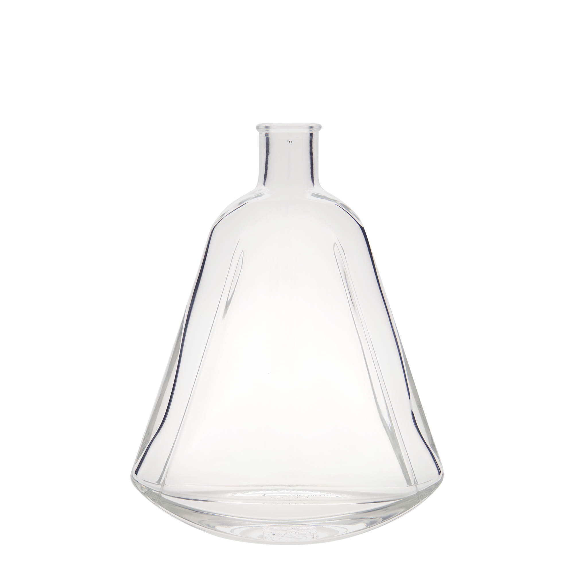 Frasco de vidro de 350 ml 'Maurizio', oval, boca: cortiça Frasco de vidro de 350 ml 'Maurizio', oval, boca: cortiça