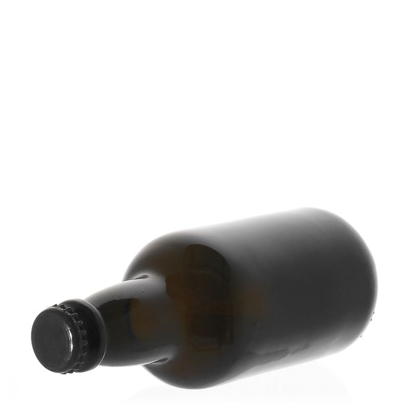 Garrafa de cerveja 330 ml 'Era', vidro, verde antigo, boca: tampa de coroa Garrafa de cerveja 330 ml 'Era', vidro, verde antigo, boca: tampa de coroa
