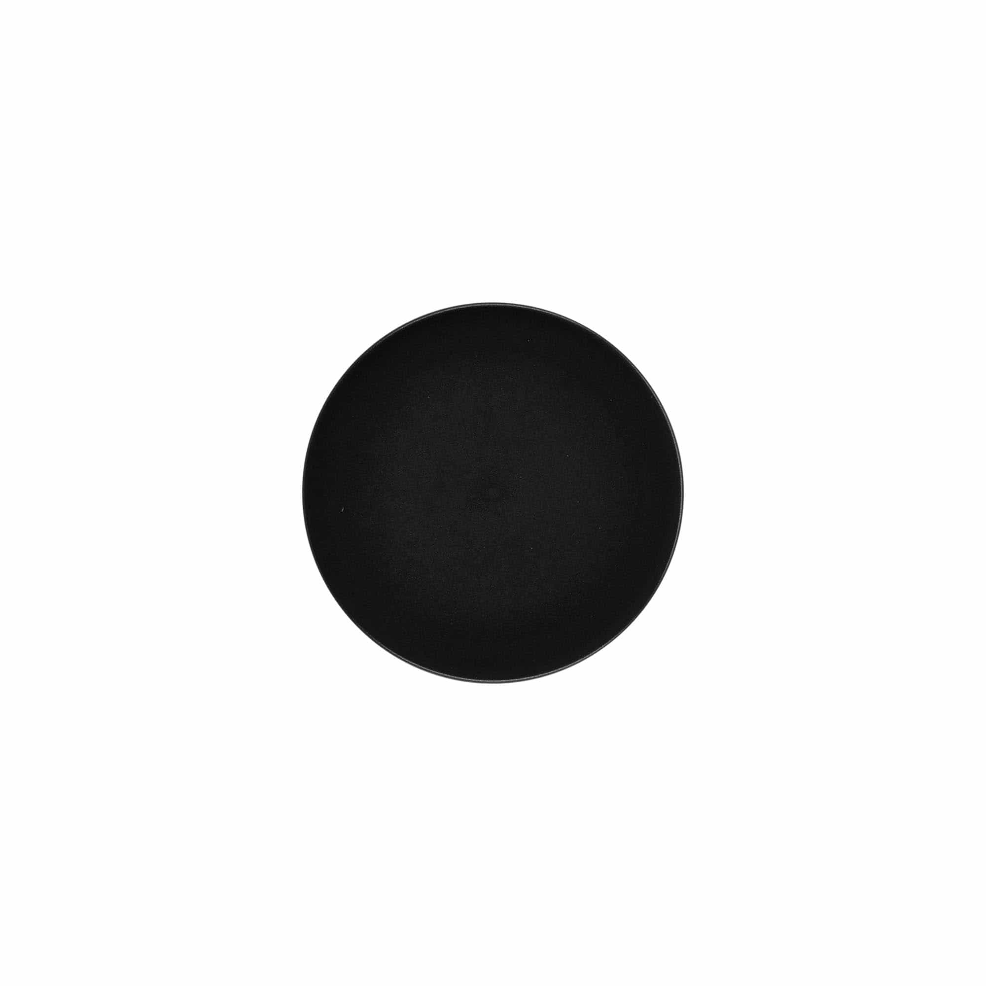 Tampa de rosca para 50 ml 'Antonella', plástico PP, preto