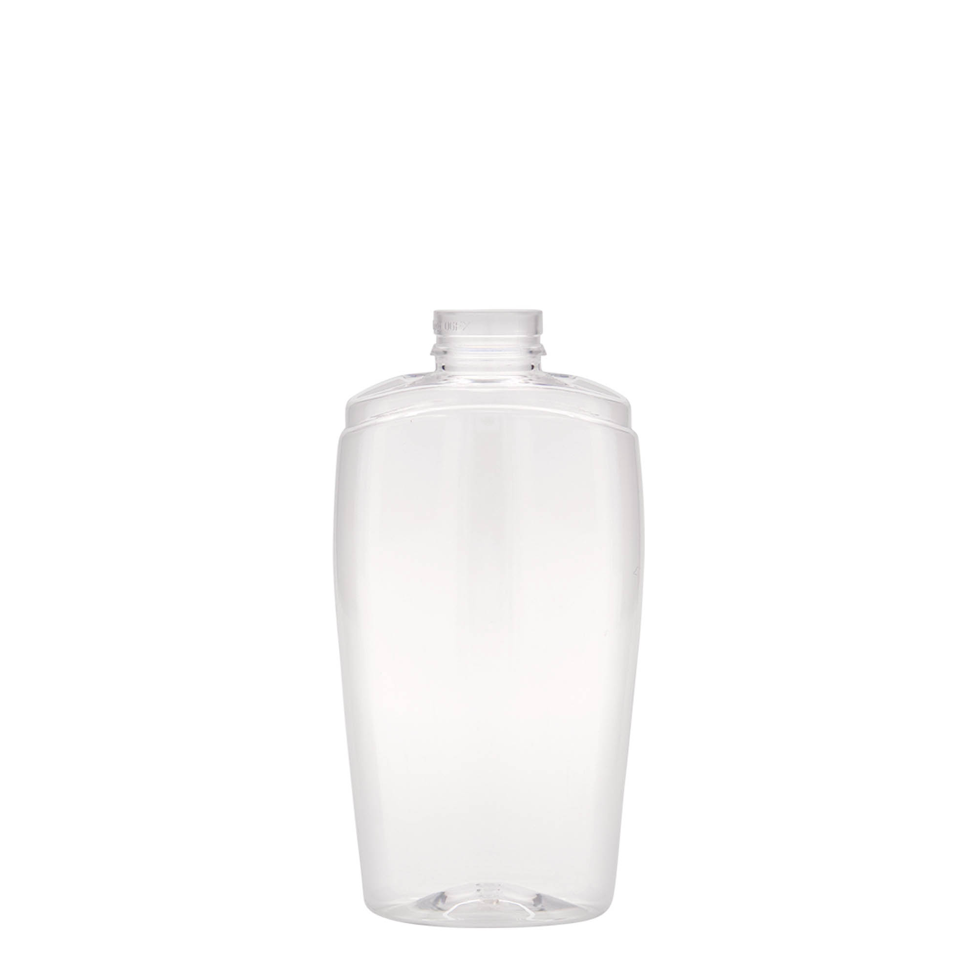 Garrafa PET de 200 ml 'Squeeze', oval, plástico