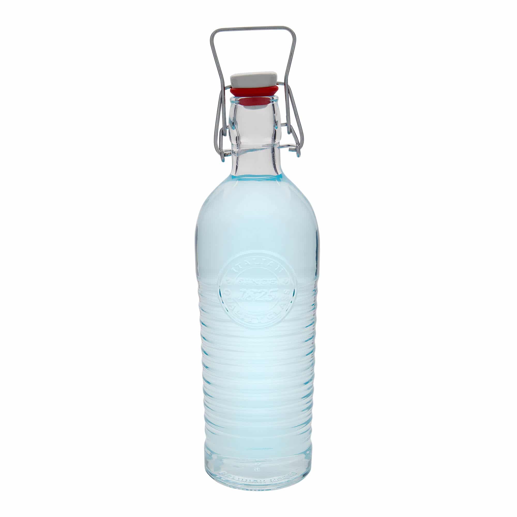 1200 ml Garrafa de vidro 'Officina 1825', boca: Tampa mecânica