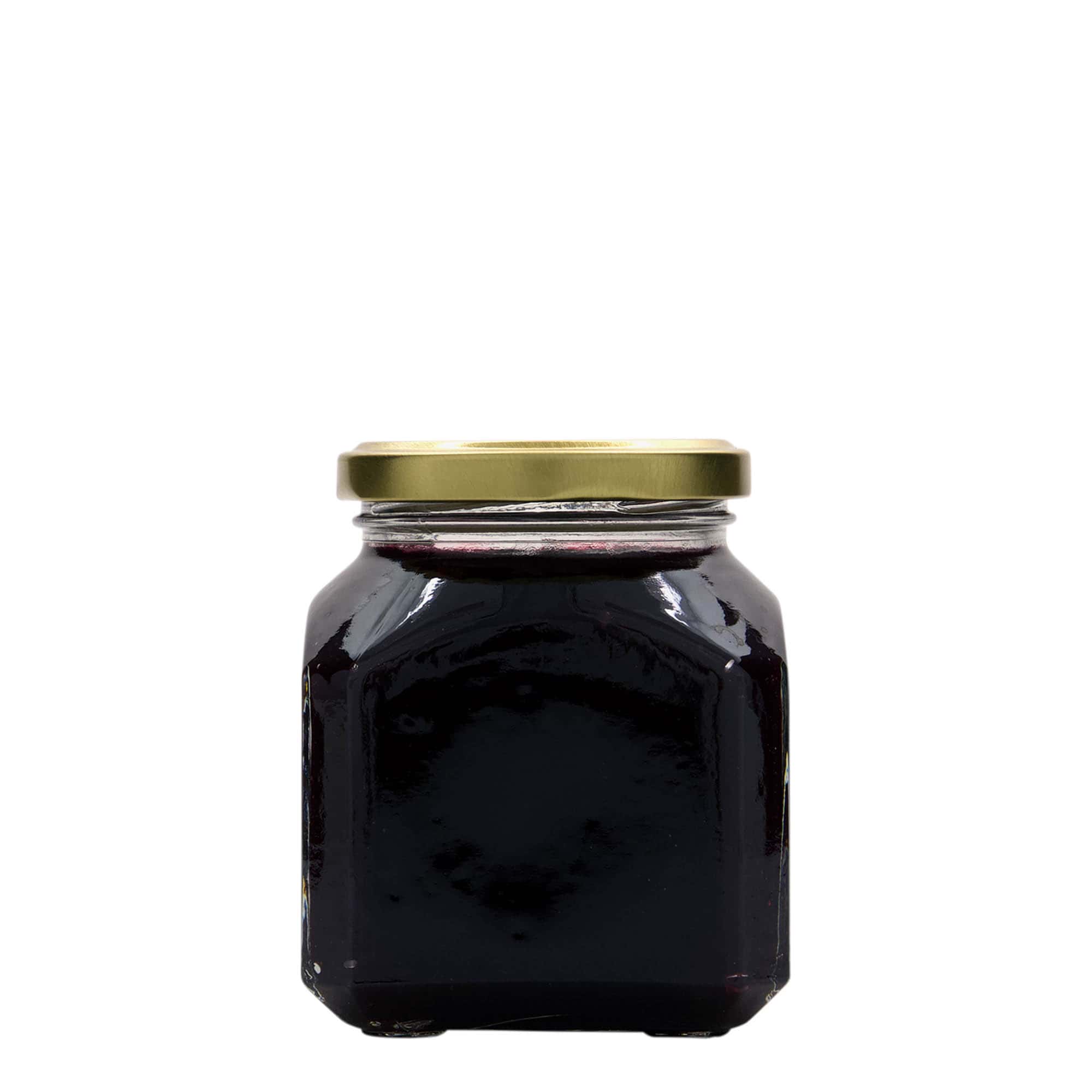 314 ml Frasco quadrado 'Milão', Boca: Twist-Off (TO 63)