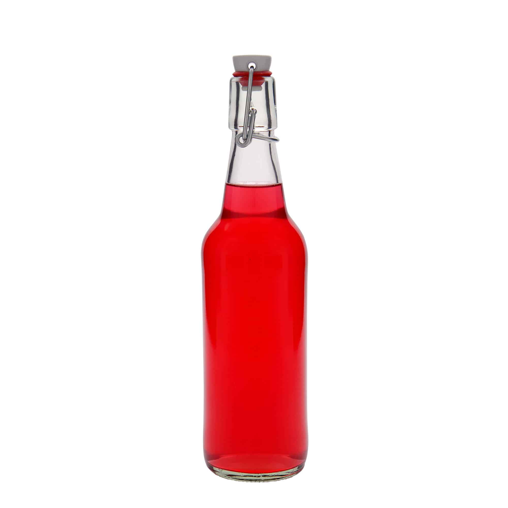 Garrafa de cerveja de 500 ml, vidro, boca: fecho de mola