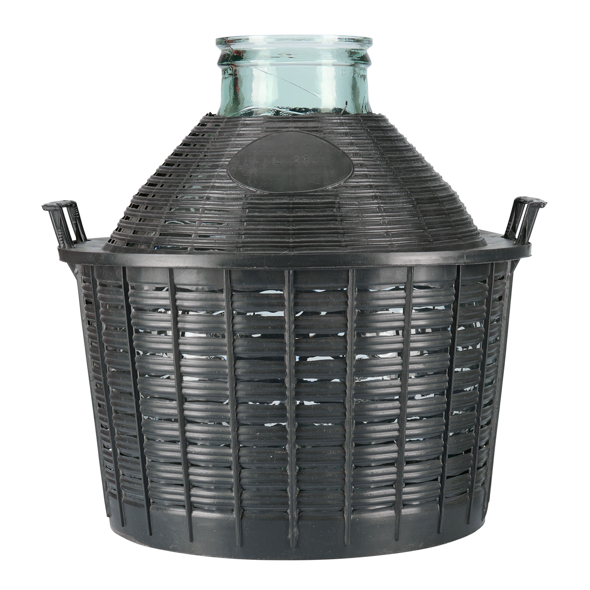 25 l garrafa de balão de boca larga, vidro, abertura: tampa de encaixe