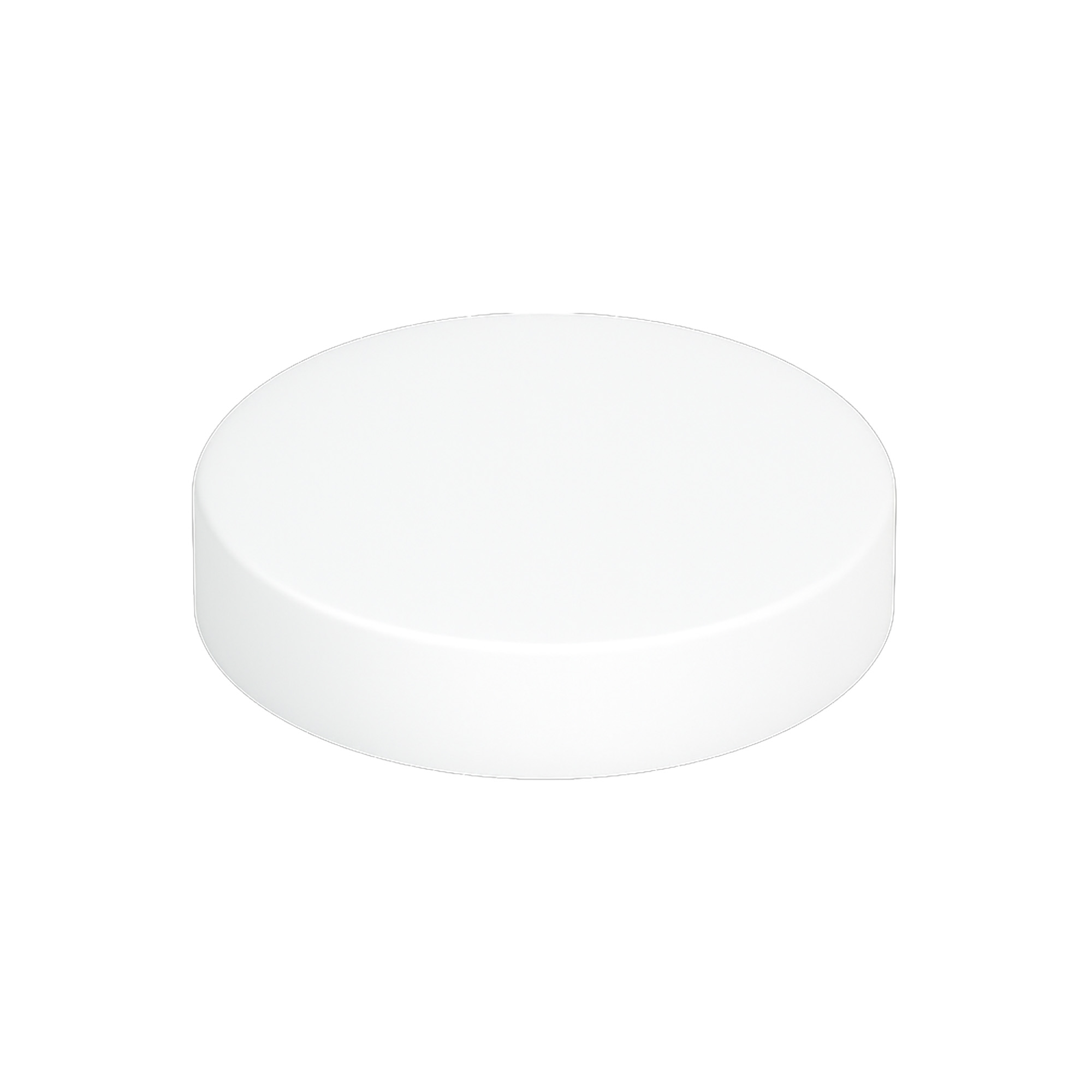 Tampa de rosca para 120 ml 'Brown Line', plástico HPM, branco Tampa de rosca para 120 ml 'Brown Line', plástico HPM, branco