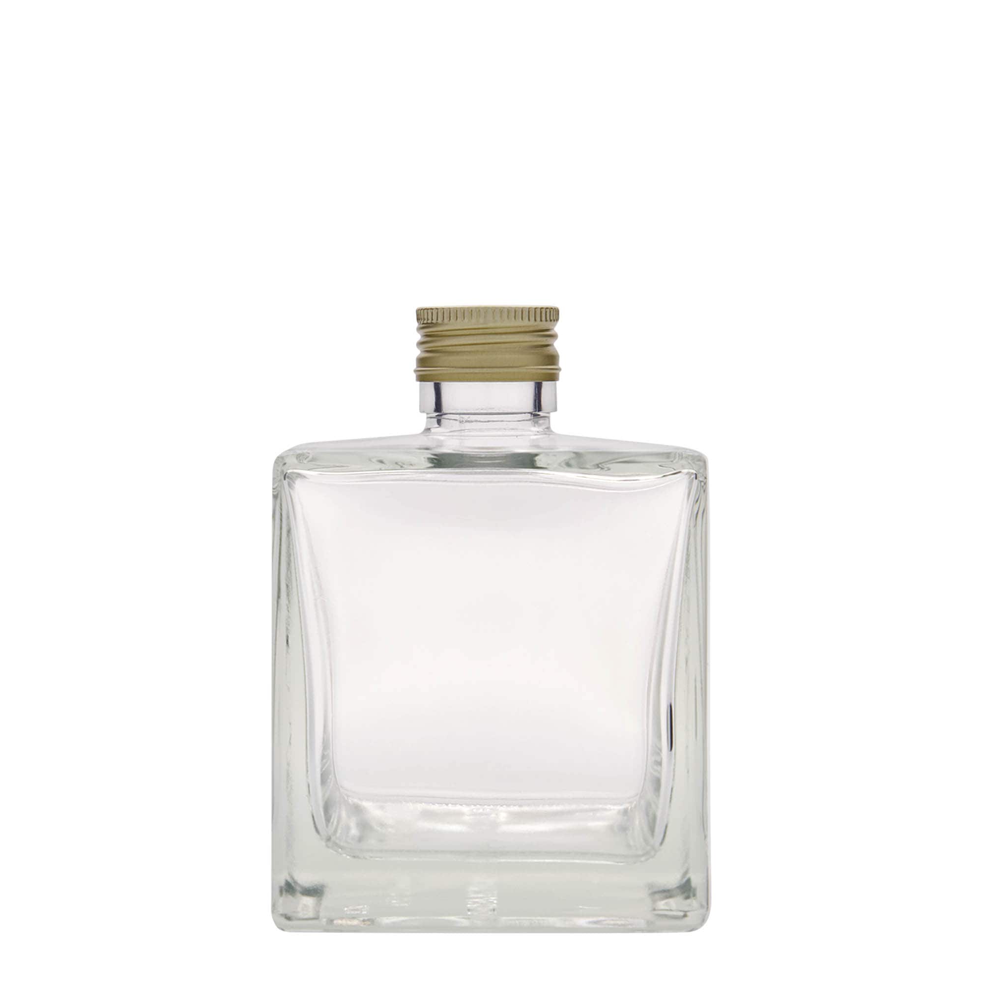 Garrafa de vidro de 500 ml 'Cube', quadrada, boca: PP 31,5