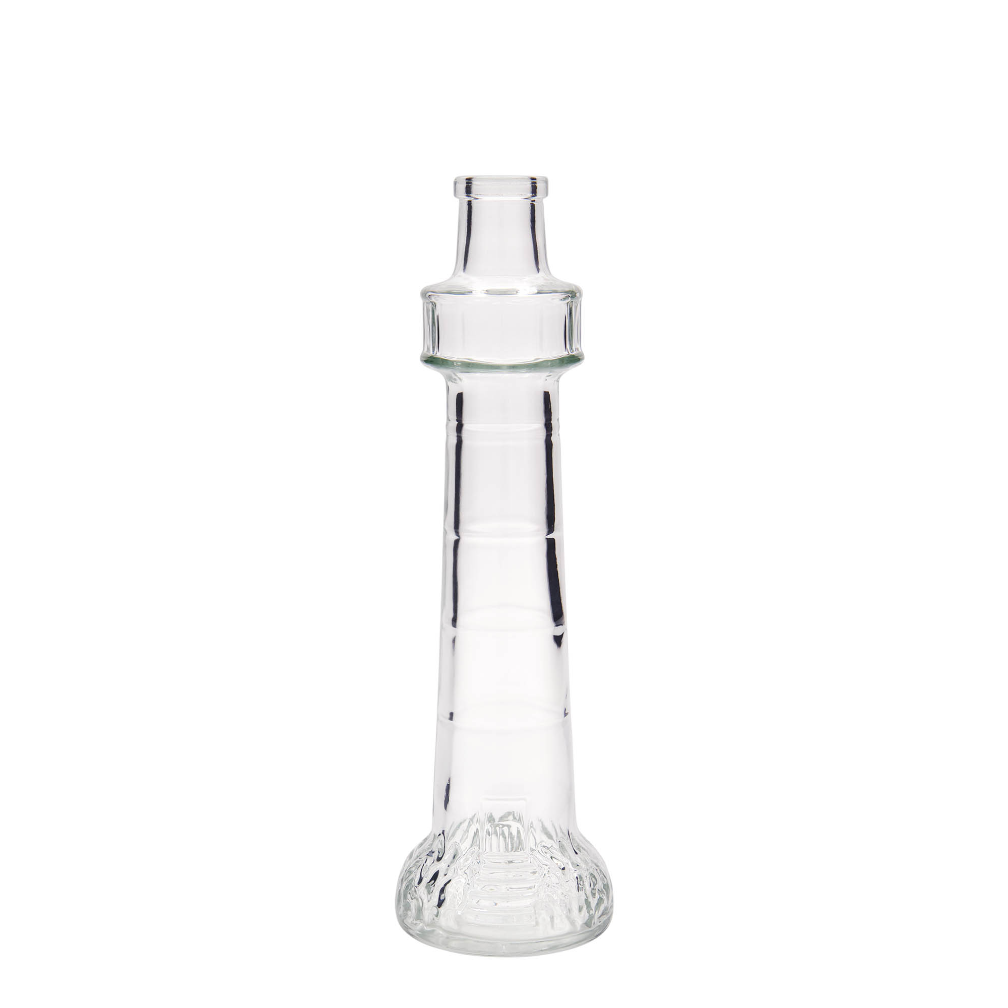 Garrafa de vidro de 200 ml 'Leuchtturm', boca: cortiça
