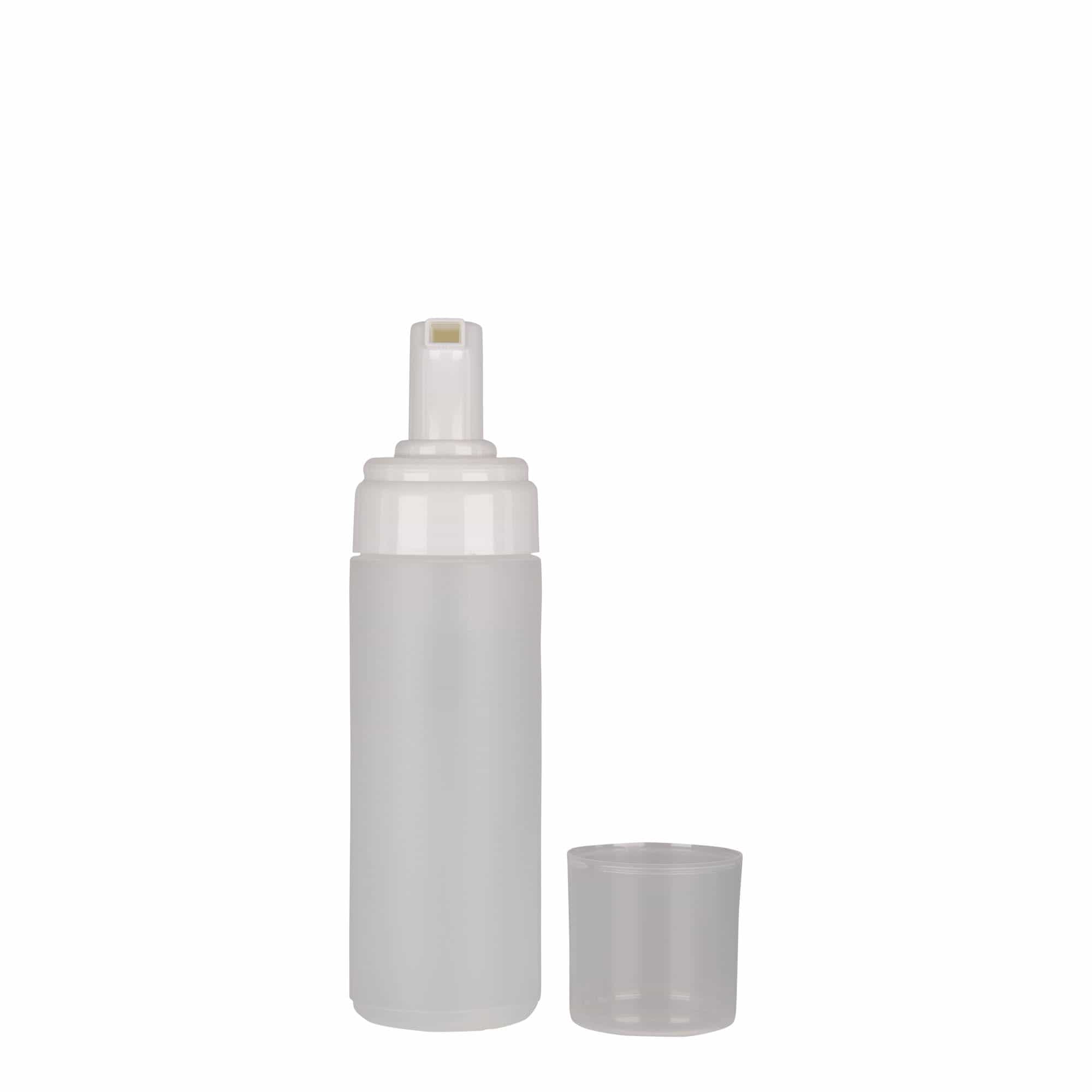 Frasco doseador de 150 ml 'Foamer', plástico PE, natural, boca: tampa de rosca Frasco doseador de 150 ml 'Foamer', plástico PE, natural, boca: tampa de rosca