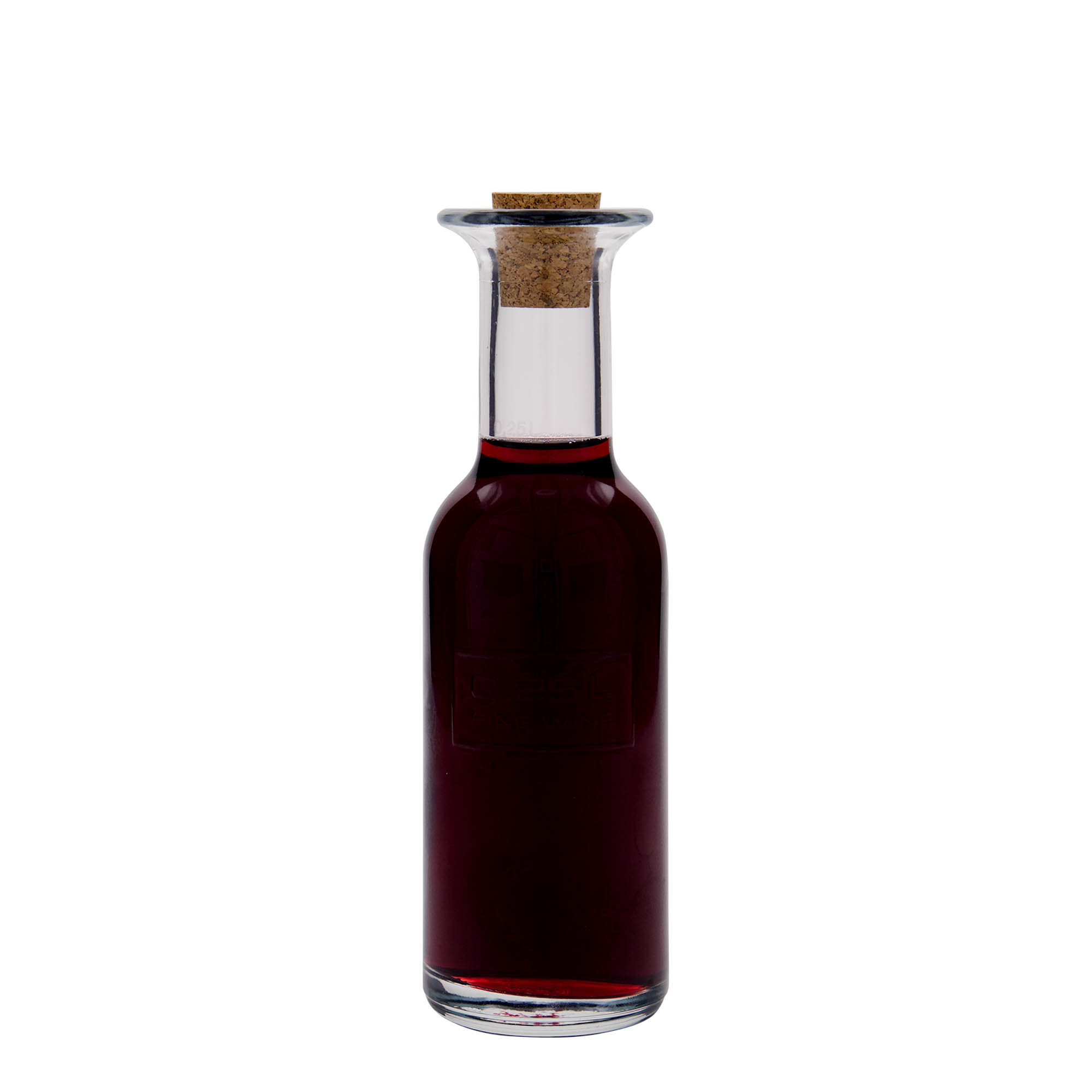 Garrafa de vidro de 250 ml 'Optima Fine Wine', boca: cortiça Garrafa de vidro de 250 ml 'Optima Fine Wine', boca: cortiça