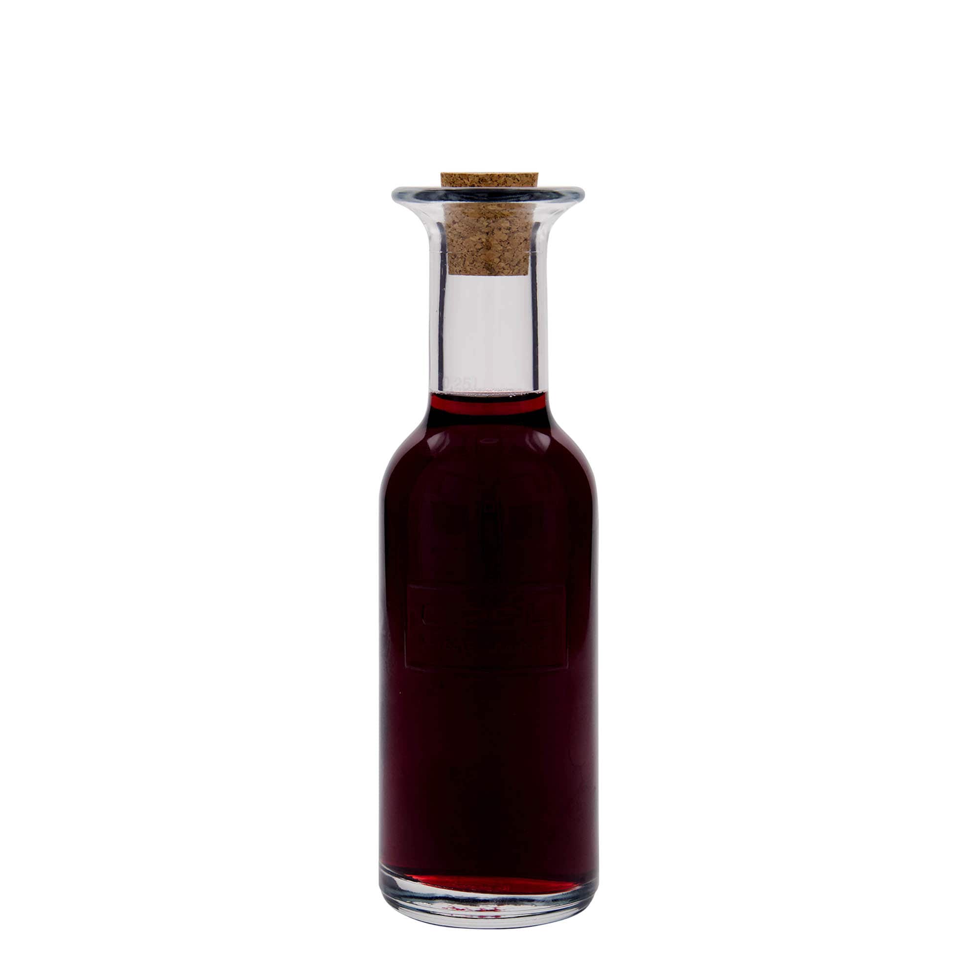 Garrafa de vidro de 250 ml 'Optima Fine Wine', boca: cortiça