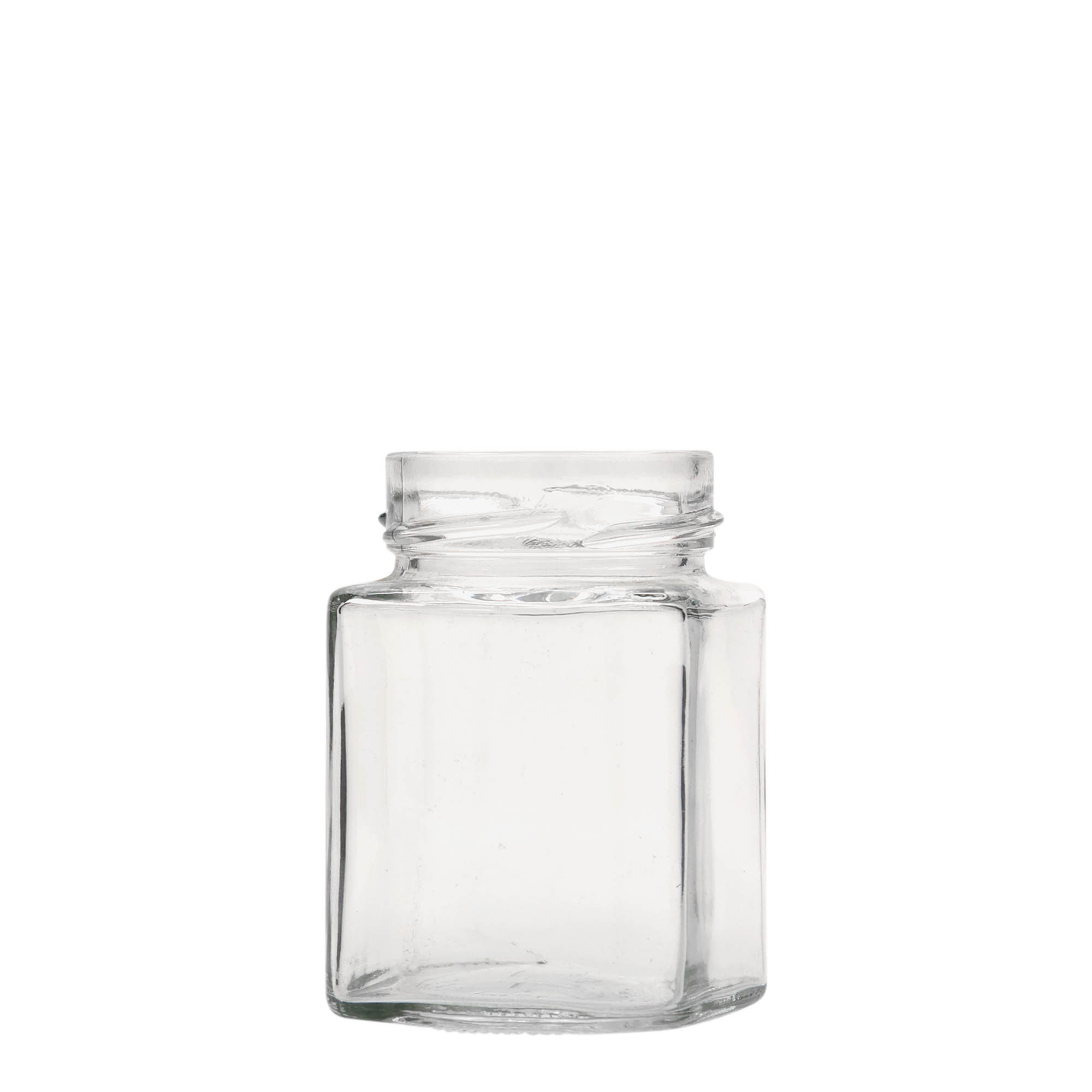 212 ml Frasco quadrado 'Funny', Boca: Deep-Twist-Off (DTO 58) 212 ml Frasco quadrado 'Funny', Boca: Deep-Twist-Off (DTO 58)