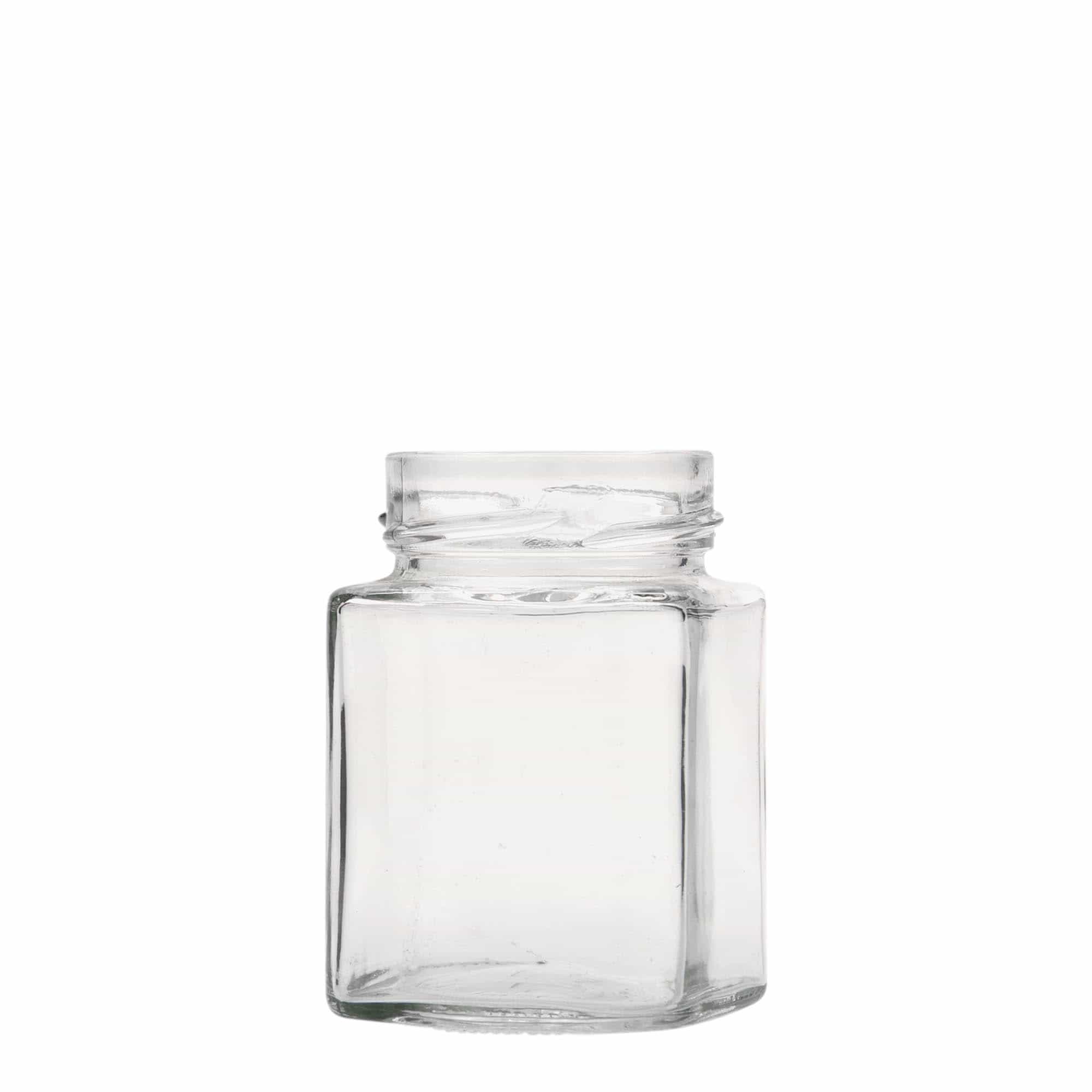 212 ml Frasco quadrado 'Funny', Boca: Deep-Twist-Off (DTO 58)