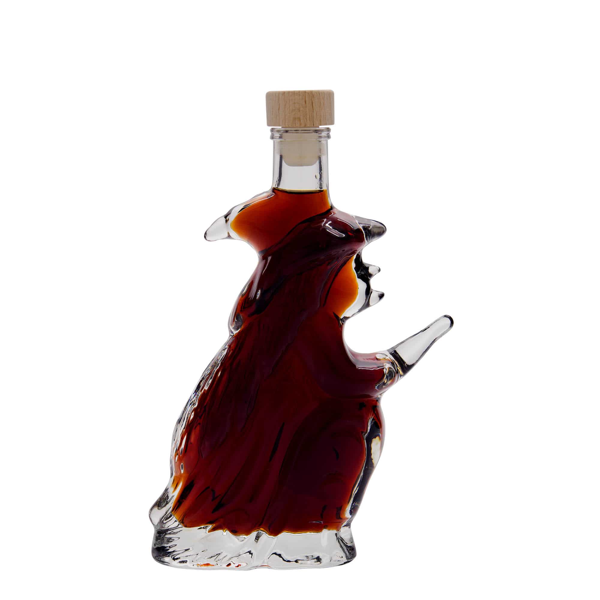 200 ml Garrafa de vidro 'Bruxa', boca: Cortiça