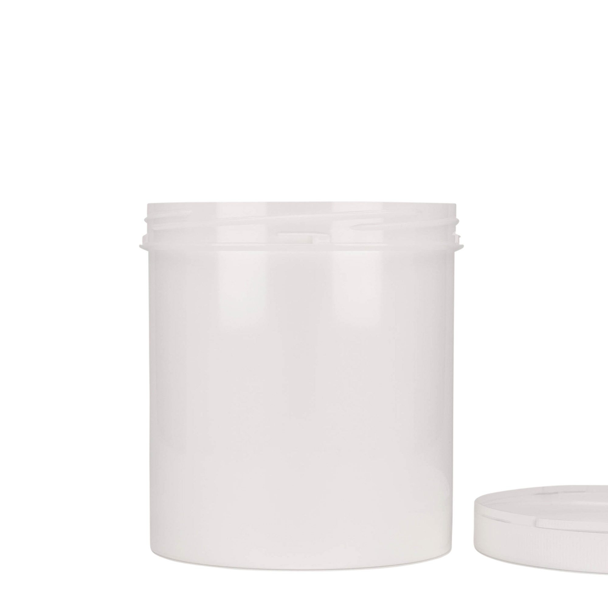 1.000 ml Frasco de plástico 'Securilock', PP, branco, abertura: tampa de rosca 1.000 ml Frasco de plástico 'Securilock', PP, branco, abertura: tampa de rosca