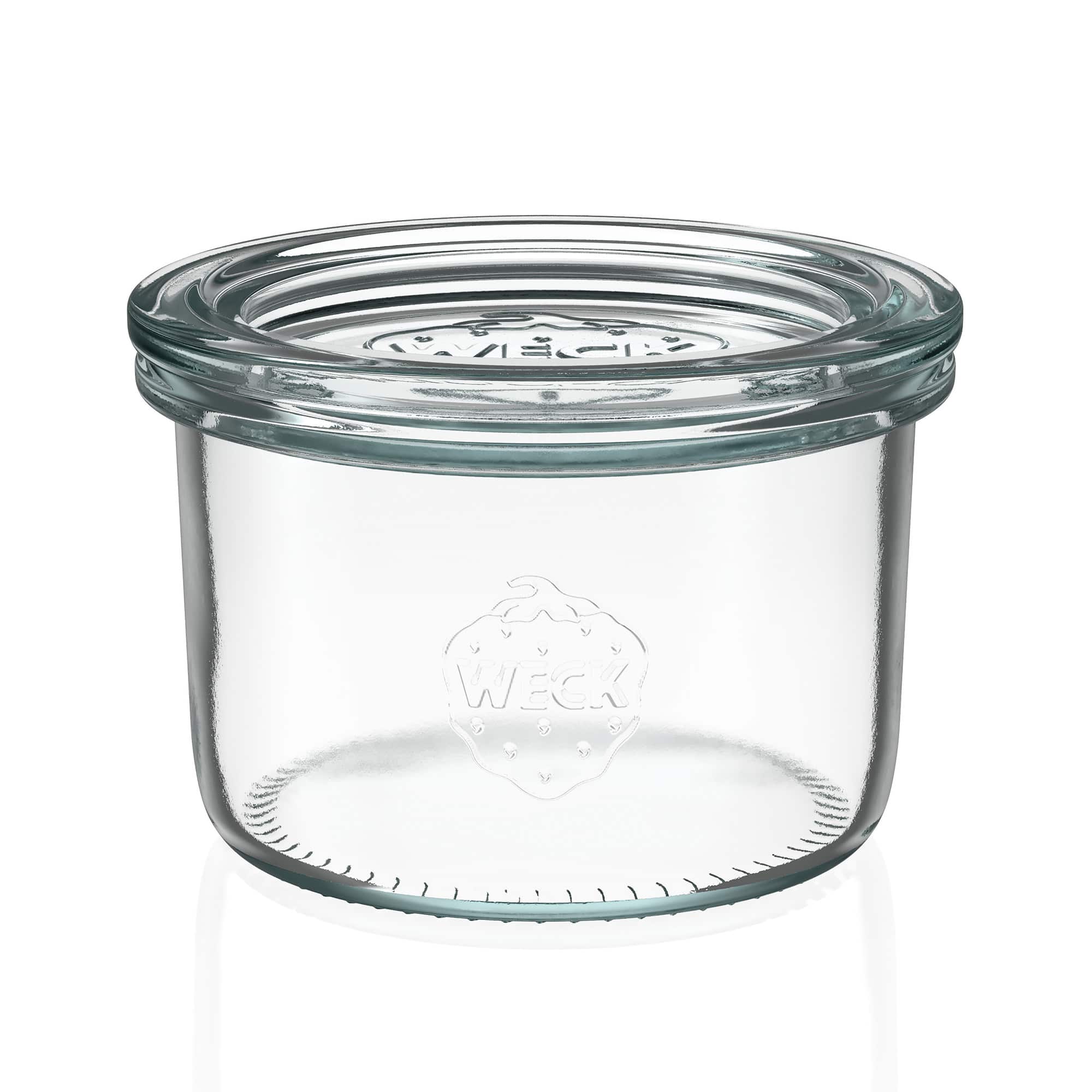 12x 200 ml frasco WECK com tampa de vidro RR 80