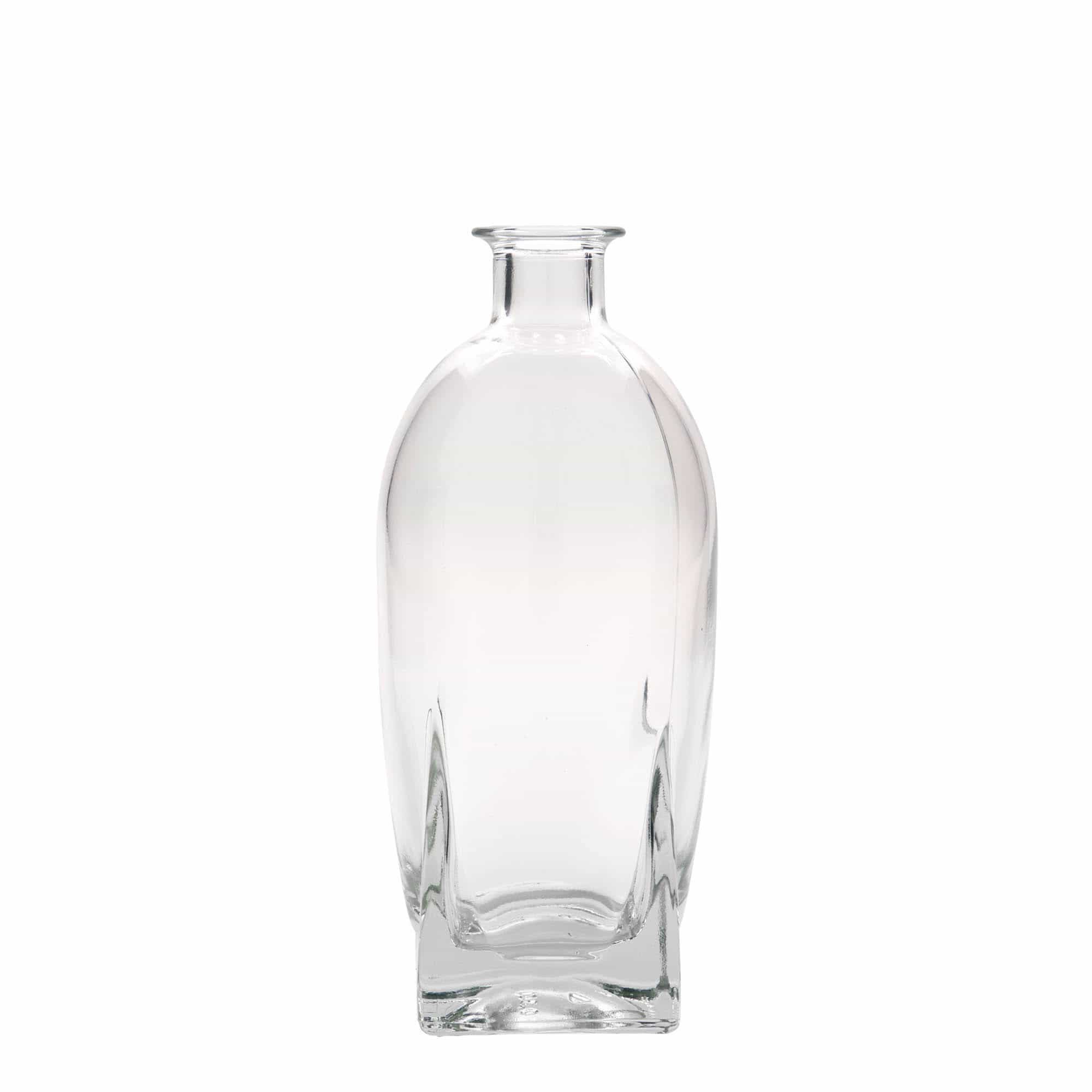 500 ml Garrafa de vidro 'Zino', quadrada, boca: Cortiça 500 ml Garrafa de vidro 'Zino', quadrada, boca: Cortiça