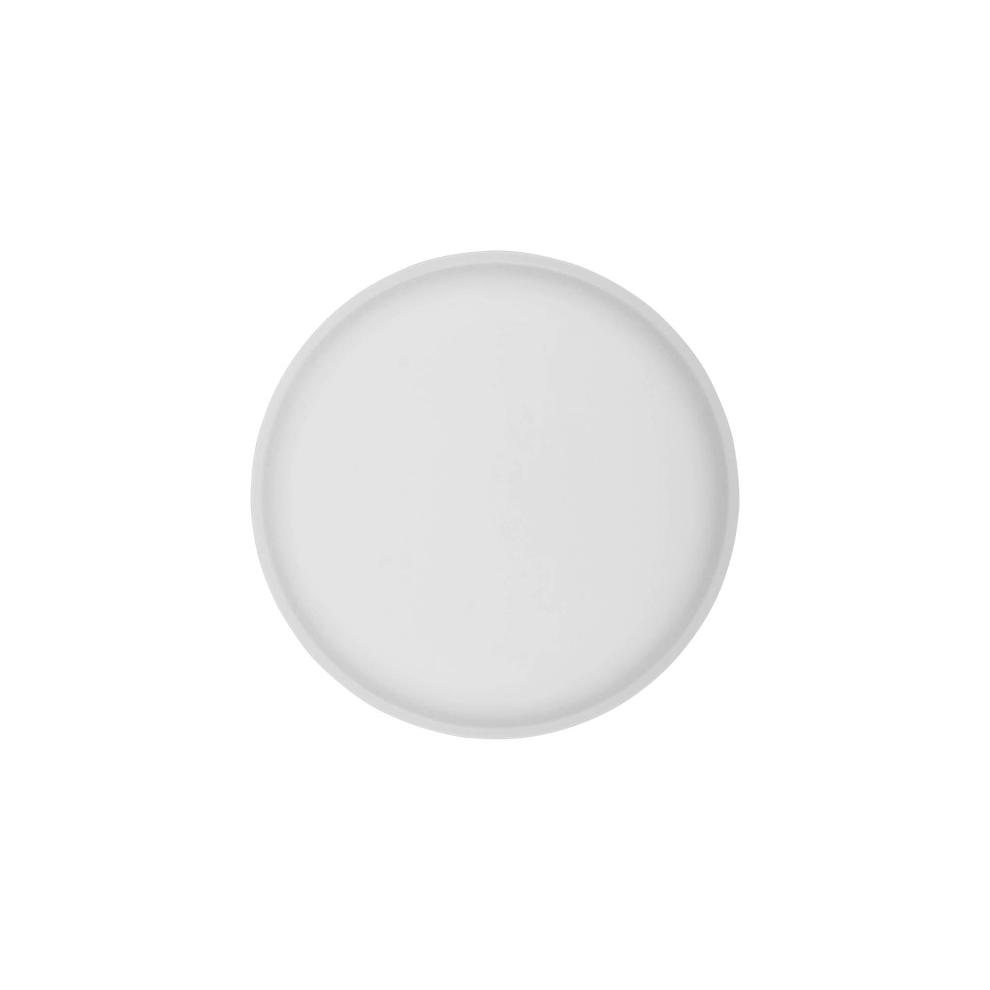 Tampa de rosca 'Edição Clear/Platina', plástico PP, branco, para bocal: 70/2P Tampa de rosca 'Edição Clear/Platina', plástico PP, branco, para bocal: 70/2P