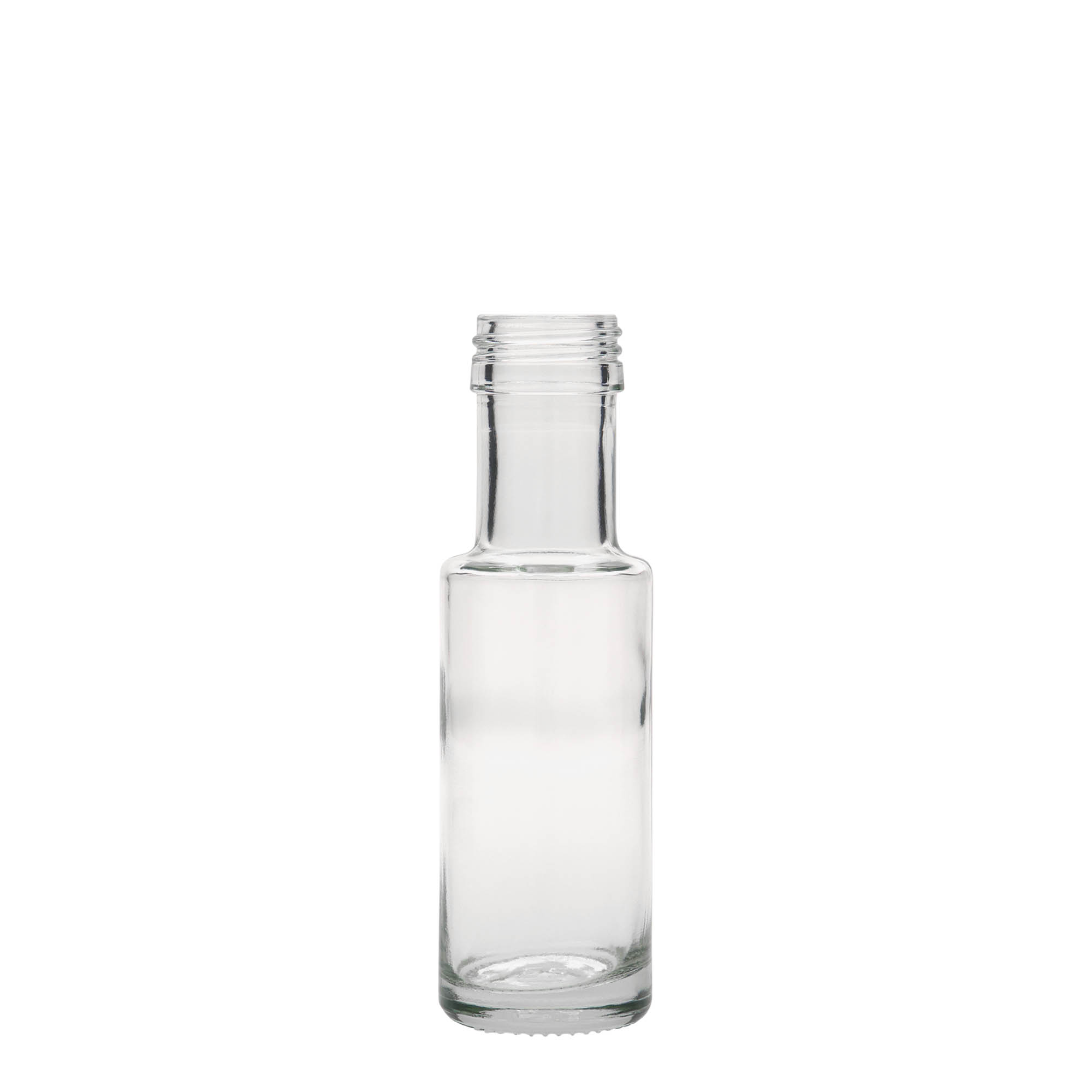 Frasco de vidro de 100 ml 'Dorica', boca: PP 31,5 Frasco de vidro de 100 ml 'Dorica', boca: PP 31,5