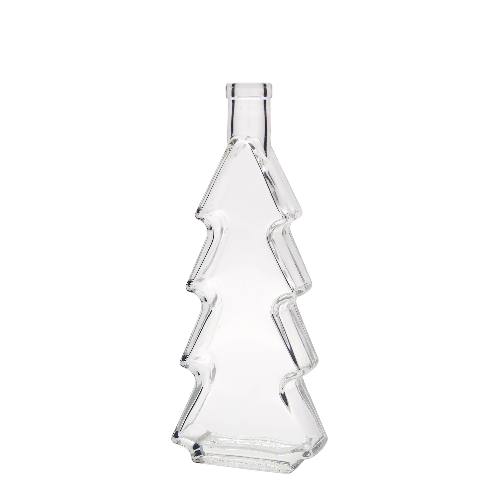 Garrafa de vidro de 350 ml 'Árvore de Natal', boca: cortiça Garrafa de vidro de 350 ml 'Árvore de Natal', boca: cortiça