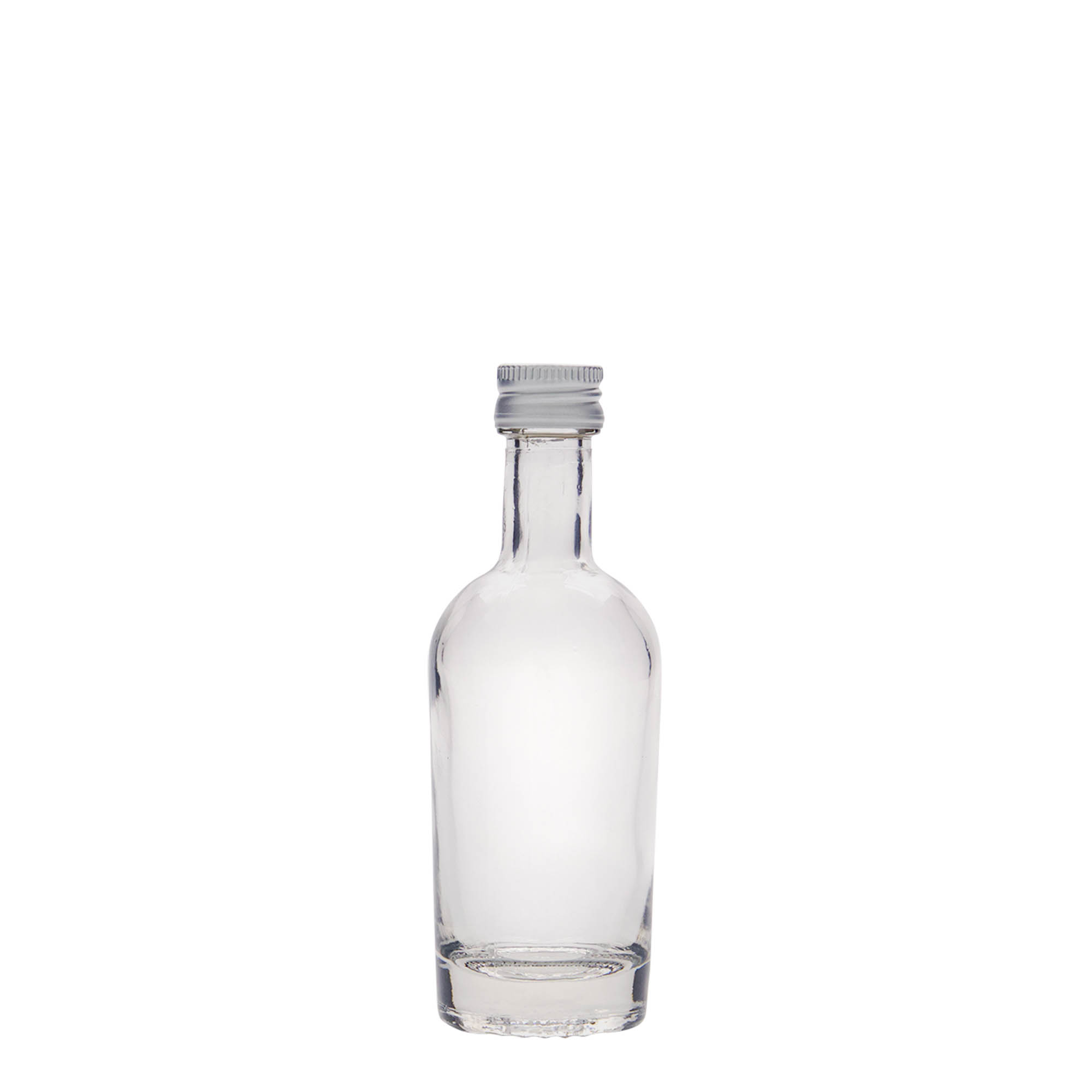 Frasco de vidro de 50 ml 'Pepe', bocal: PP 18 Frasco de vidro de 50 ml 'Pepe', bocal: PP 18