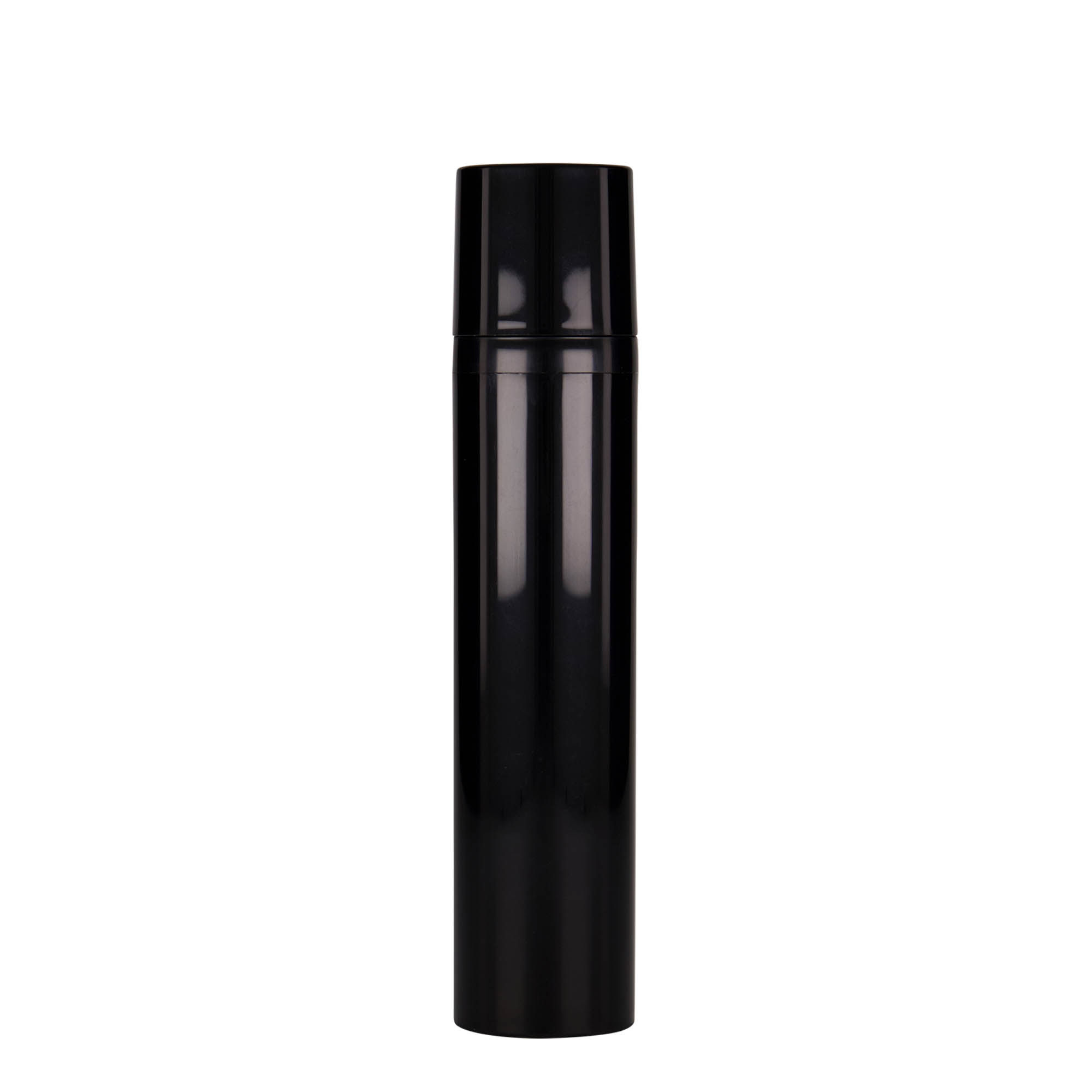 Doseador Airless 100 ml 'Mezzo', plástico PP, preto