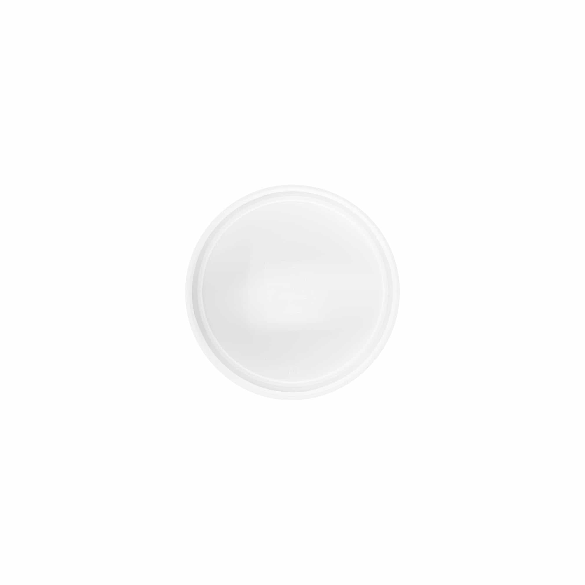 Tampa de rosca 'White Line' 60ml, plástico PP, branco Tampa de rosca 'White Line' 60ml, plástico PP, branco