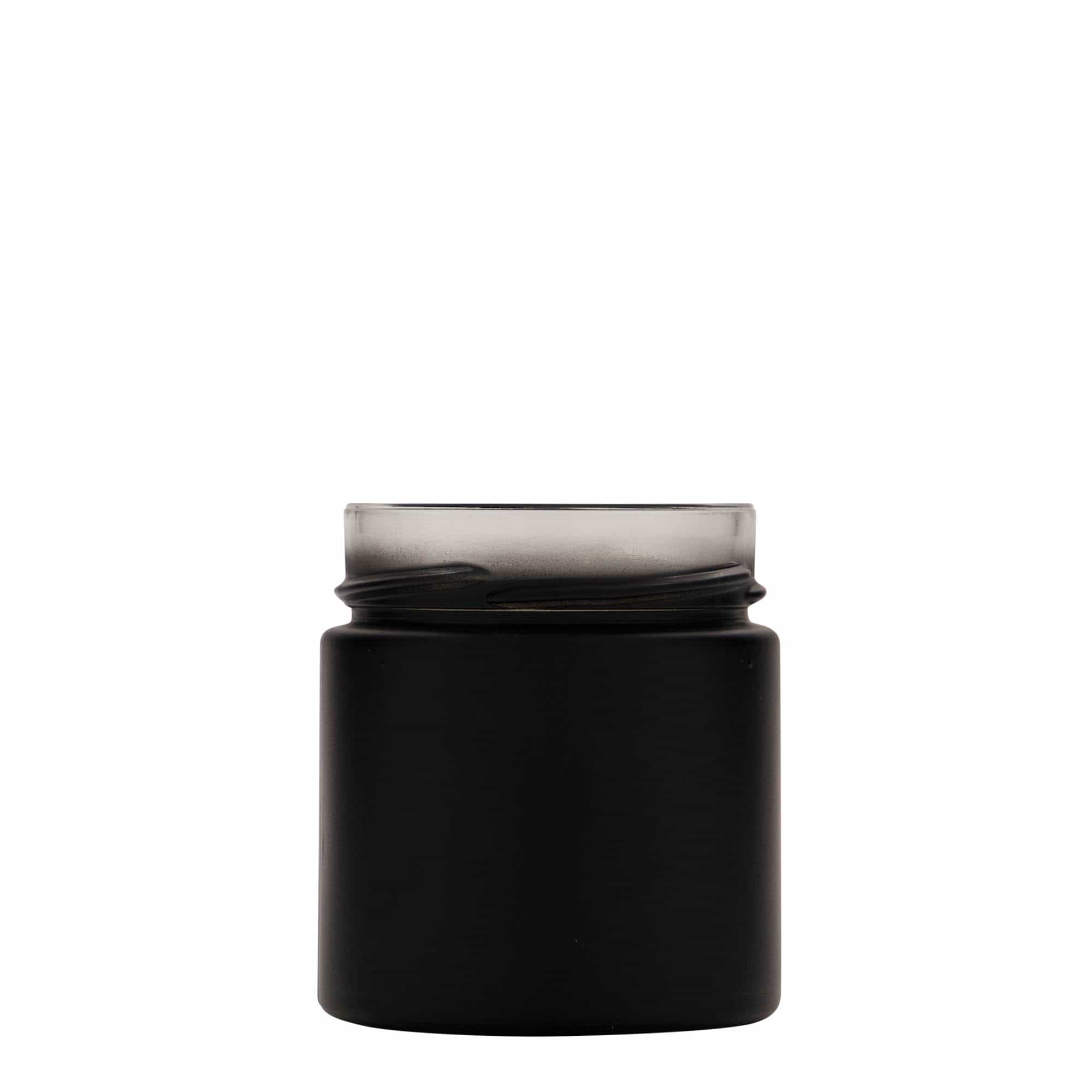 220 ml Garrafa redonda 'Aurora', preto, boca: Deep-Twist-Off (DTO 66) 220 ml Garrafa redonda 'Aurora', preto, boca: Deep-Twist-Off (DTO 66)