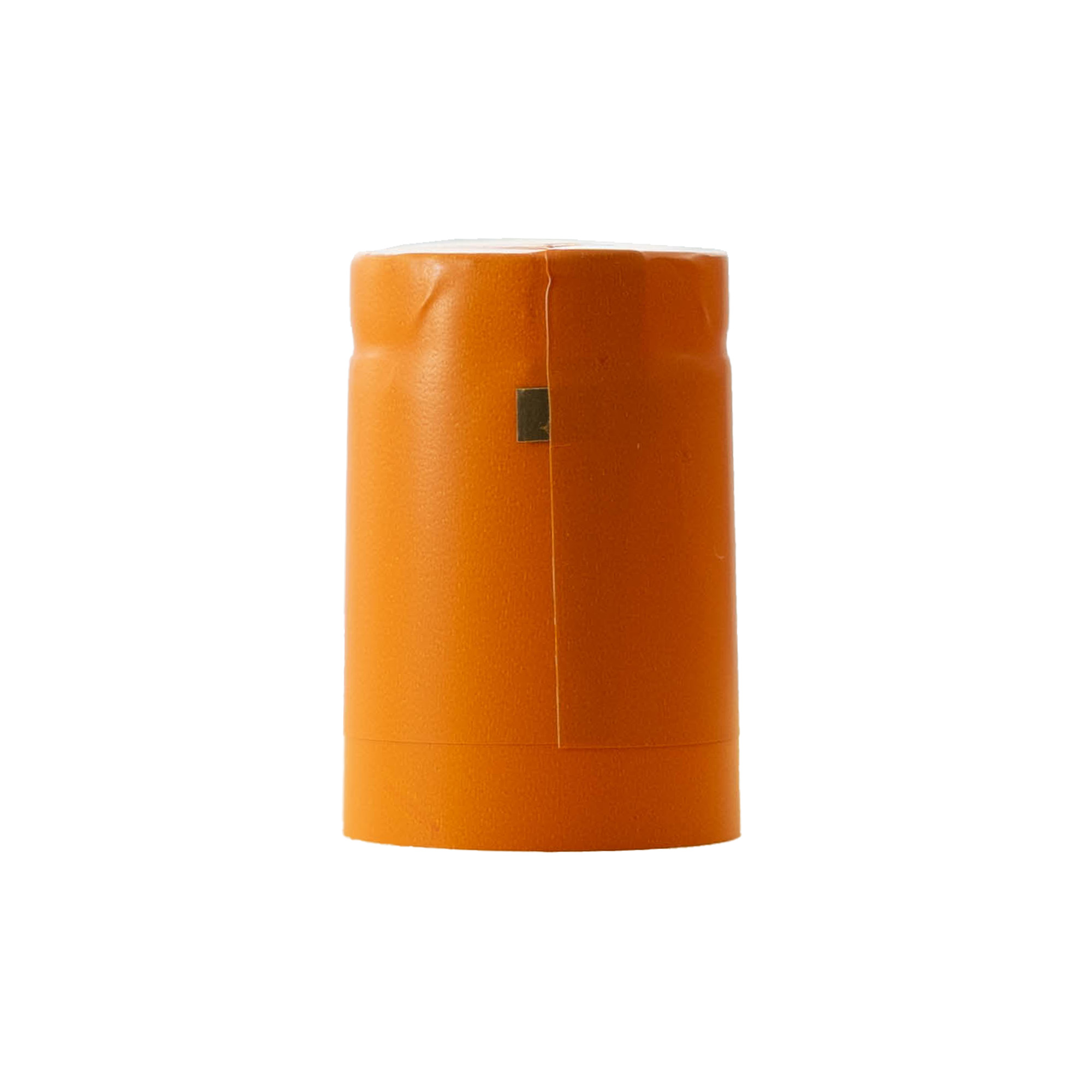 Cápsula de encolhimento 32x41, plástico PVC, laranja Cápsula de encolhimento 32x41, plástico PVC, laranja